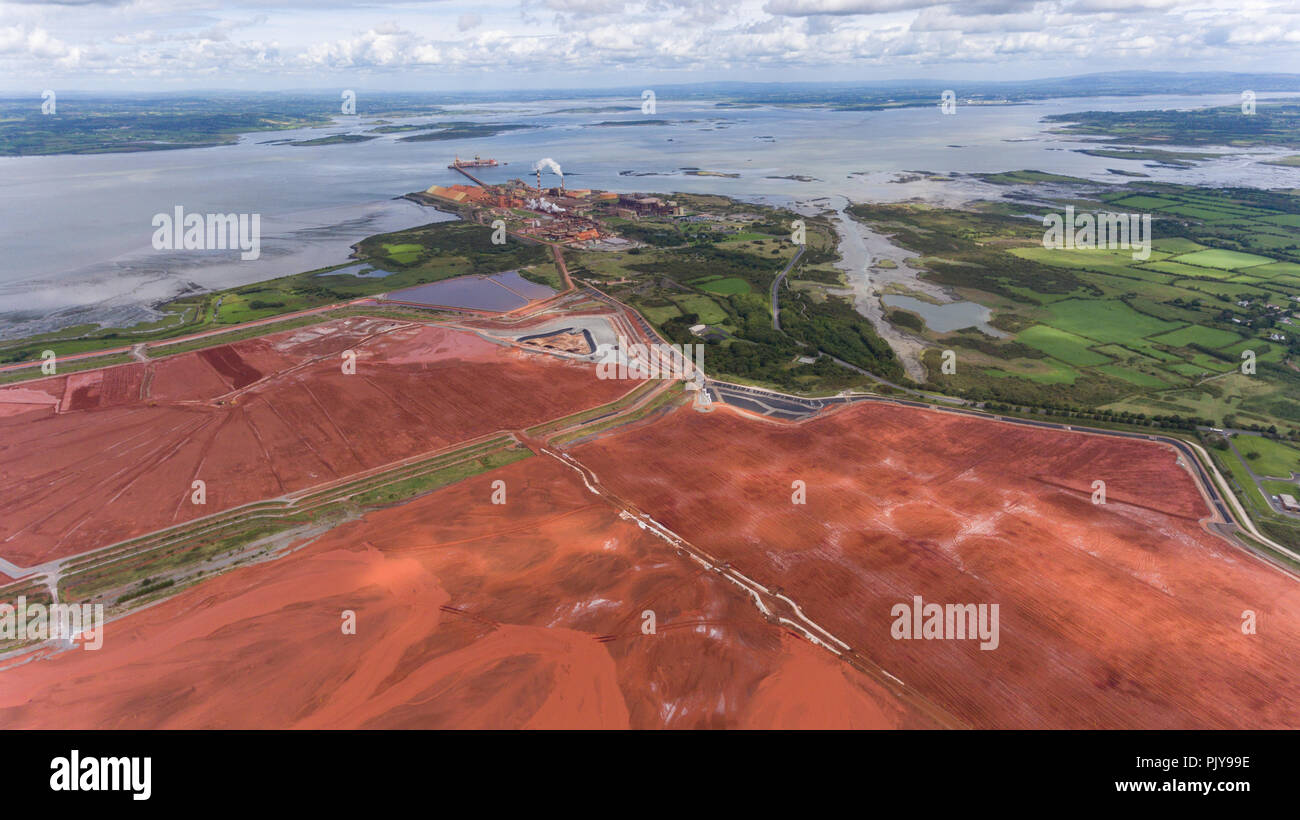 Aughinish Alumina Refinery, Foynes,Ireland 29th August, 2018 Aerial
