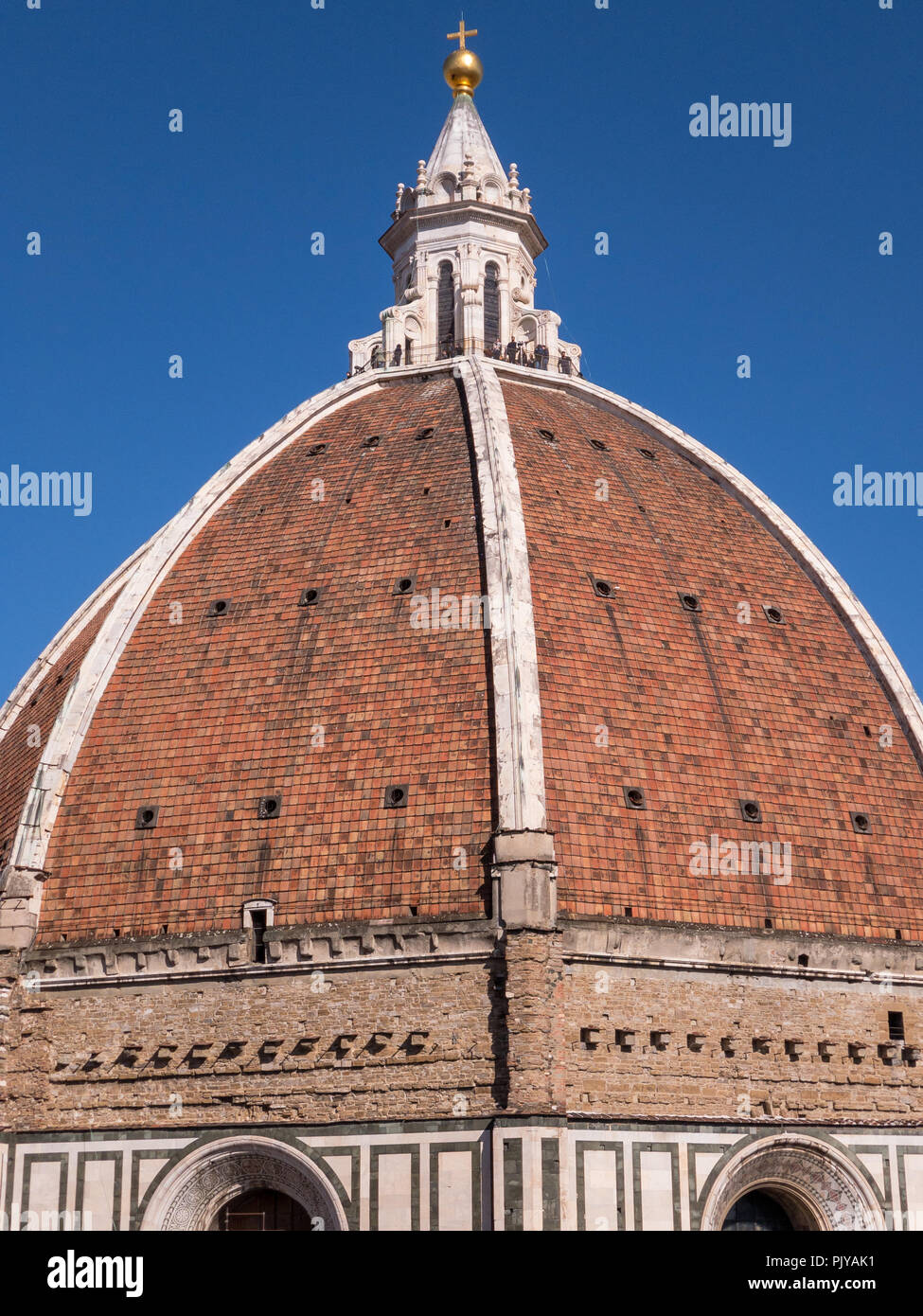 Florence Duomo. Basilica di Santa Maria del Fiore (Basilica of Saint Mary of the Flower) in Florence, Italy. Stock Photo