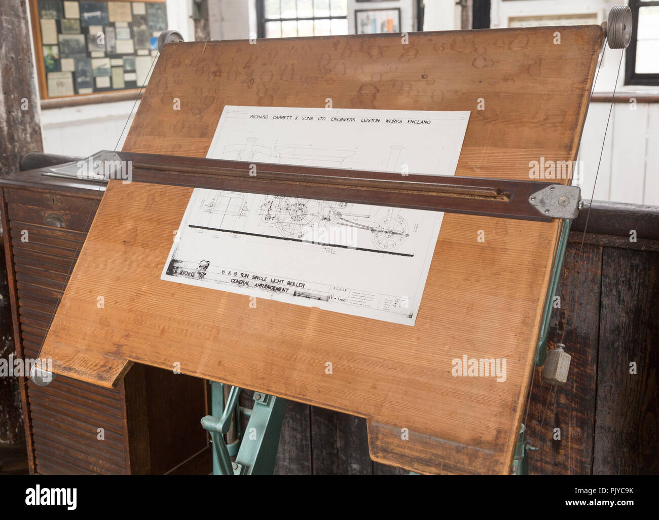 The Long Shop museum, Leiston, Suffolk, England, UK steam engine