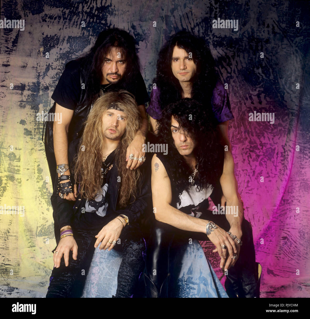 American hard rock band KISS in June 1992 in Munich. | usage