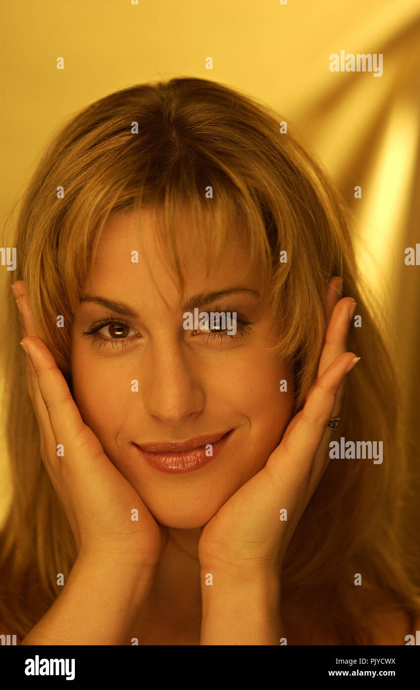 Pop singer Gracia on 23 May 2003 in Munich Germany usage worldwide