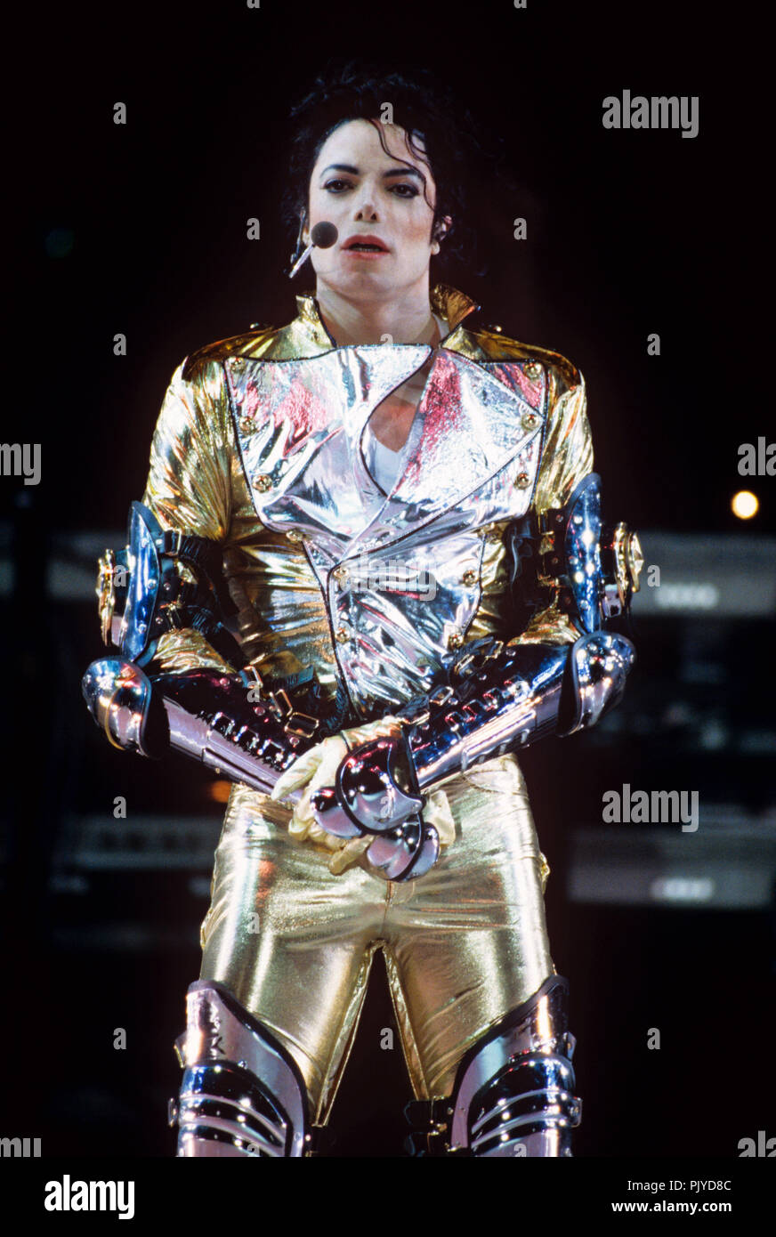 Michael Jackson on 01.10.1996 in Tunis. | usage worldwide Stock