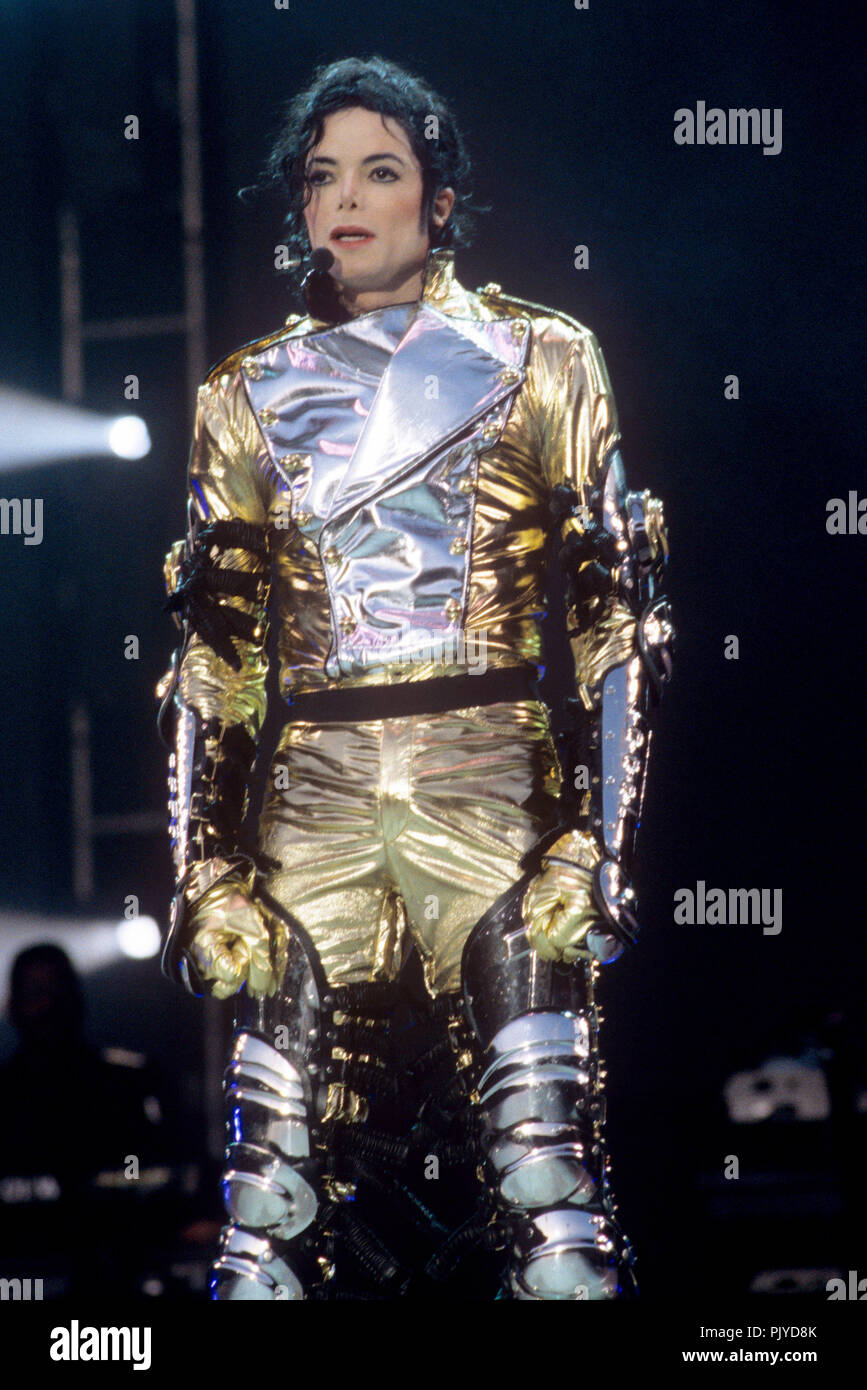 Michael Jackson on 31.05.1997 in Bremen. | usage worldwide Stock
