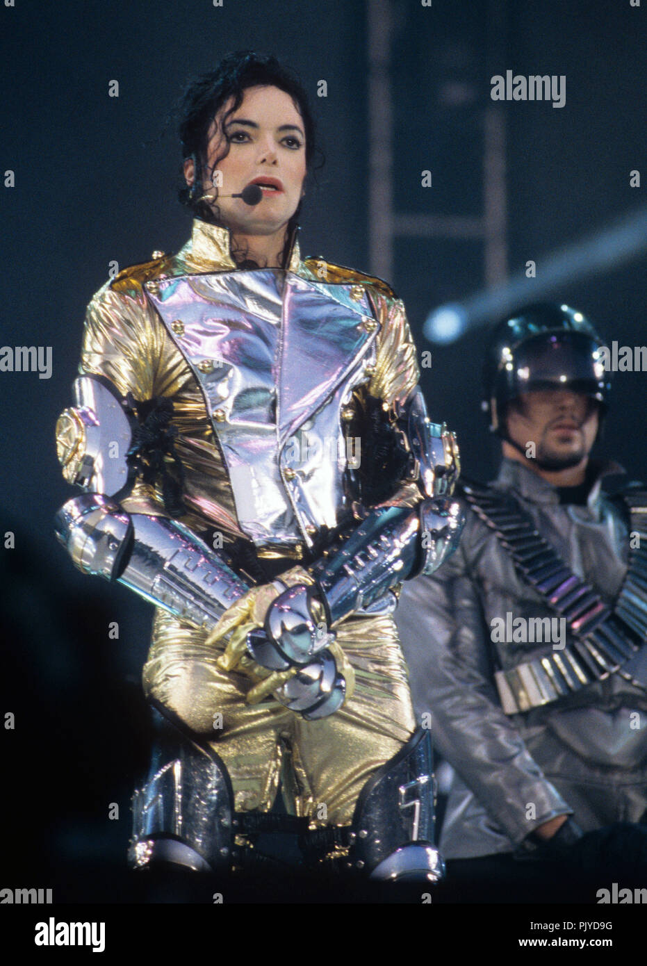 Michael Jackson on 31.05.1997 in Bremen. | usage worldwide Stock