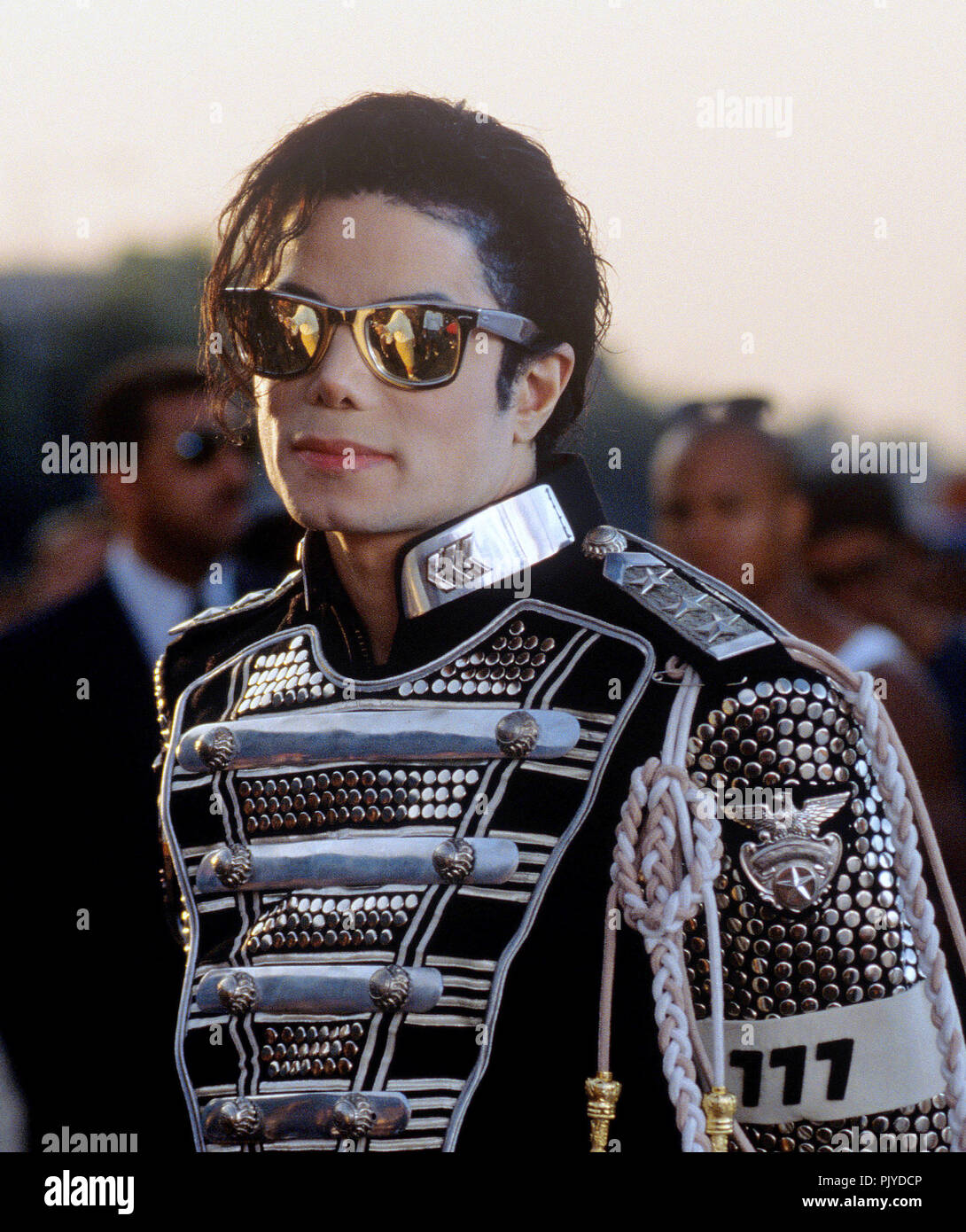 Michael Jackson on in Budapest. usage worldwide Stock Photo Alamy
