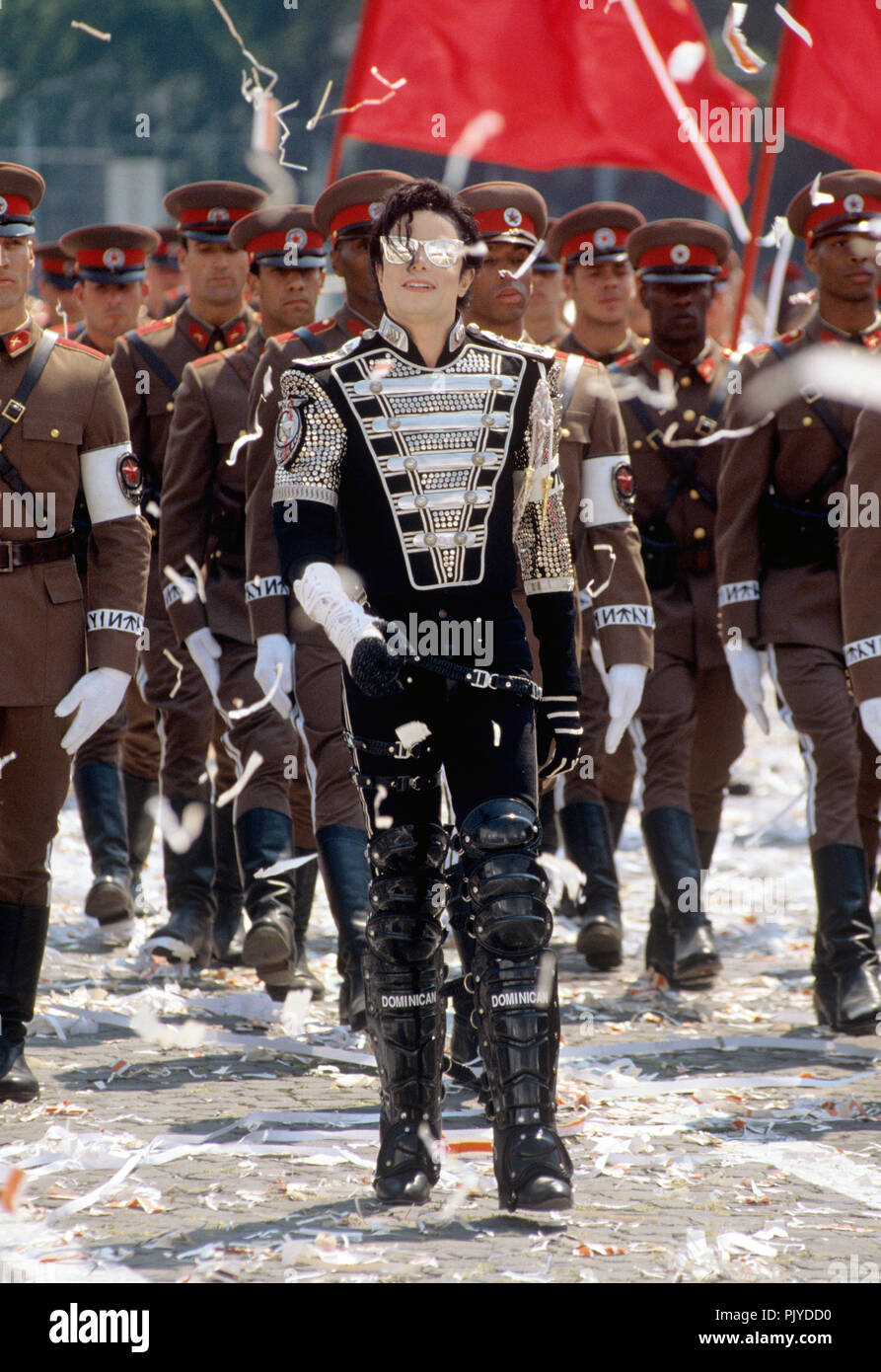 Michael Jackson on 01.08.1994 in Budapest. | usage worldwide Stock Photo -  Alamy