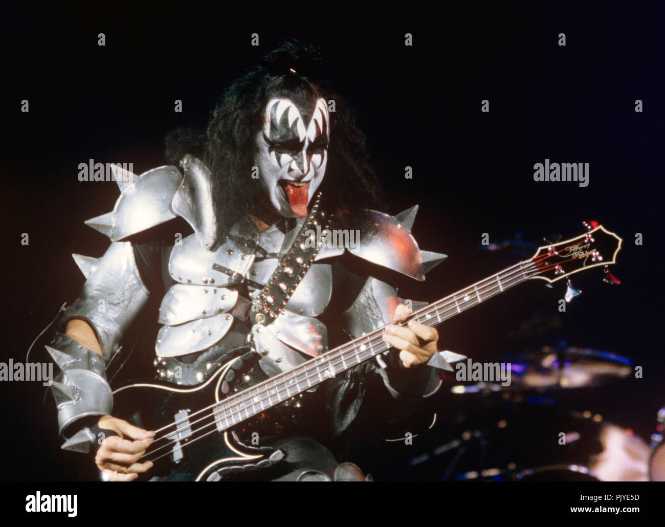 Gene Simmons (Kiss) on 19.03.1999 in München / Munich. | usage worldwide Stock Photo