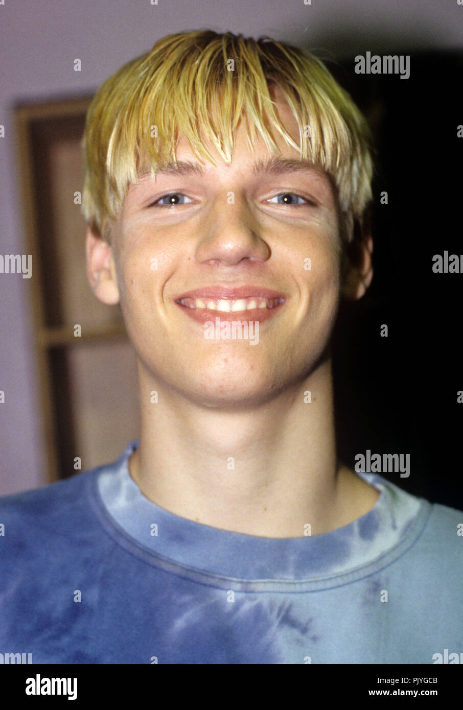 Nick Carter (Backstreet Boys) on 17.11.1996 in London. | usage ...