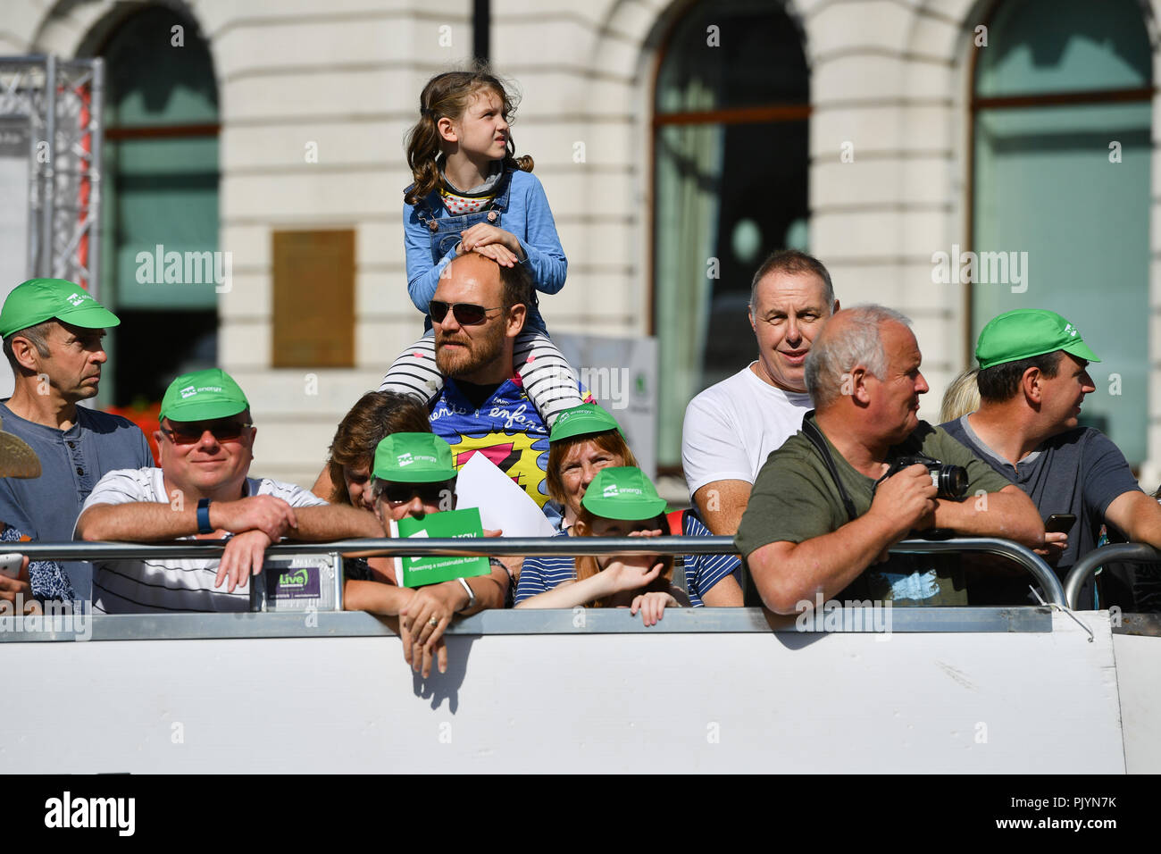 London, UK. 9th Sept 2018. Visitors and spectators during 2018 OVO Energy Tour of Britain - Stage Eight: The London Stage on Sunday, September 09, 2018, LONDON ENGLAND: Credit: Taka Wu/Alamy Live News Stock Photo