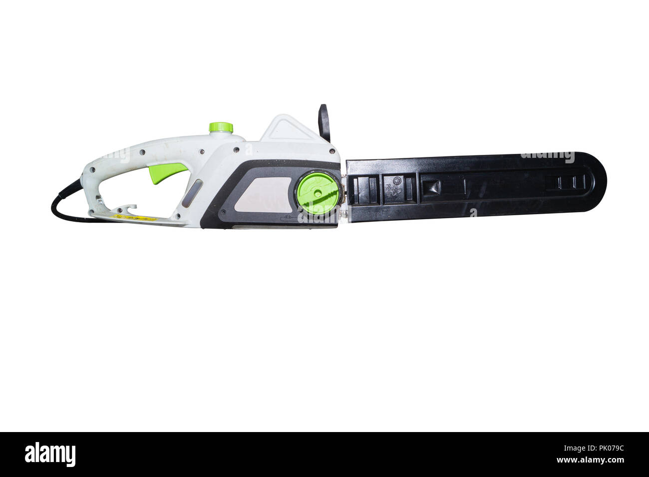 chainsaw isolated on white background Stock Photo