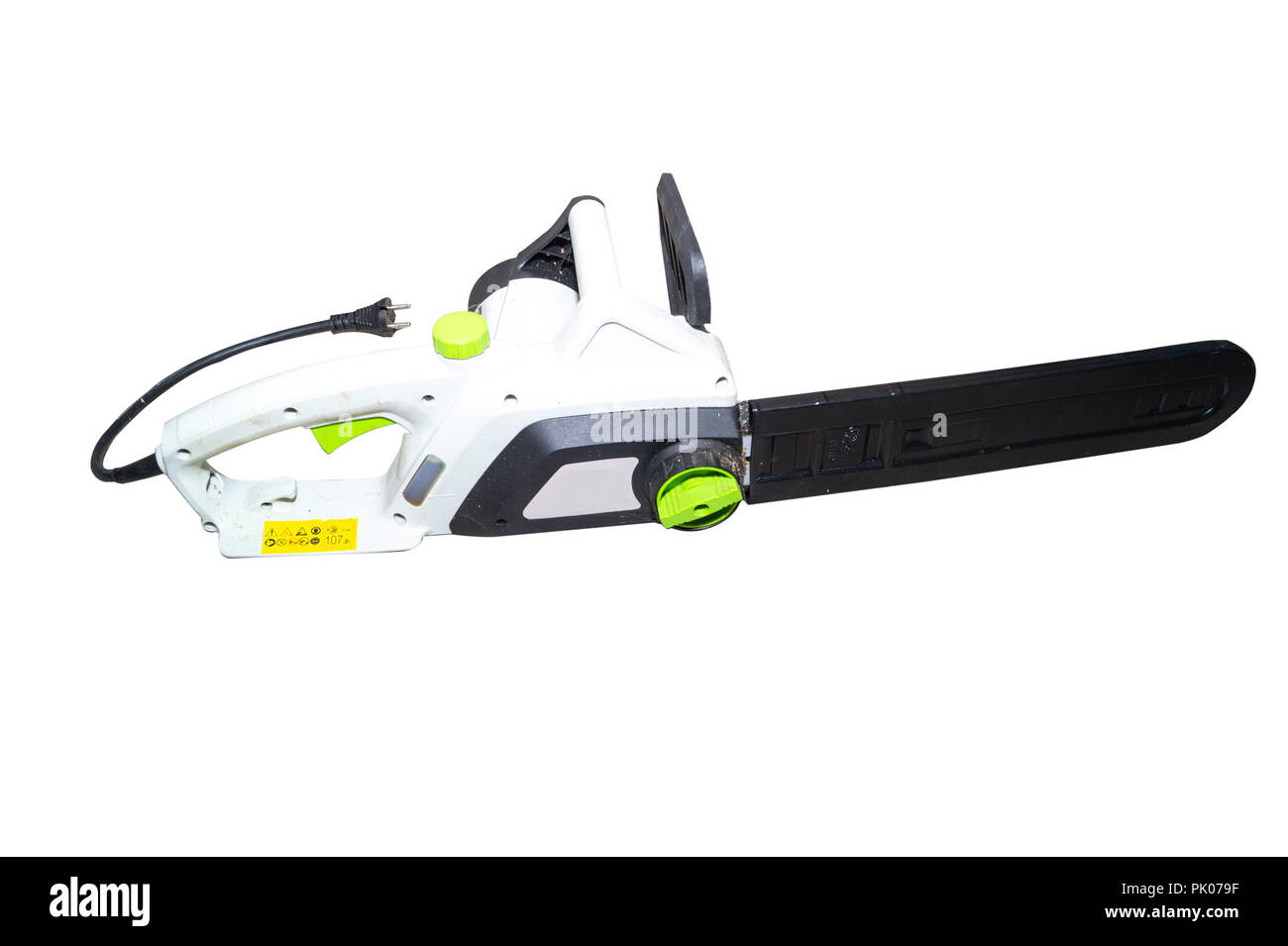 chainsaw isolated on white background Stock Photo