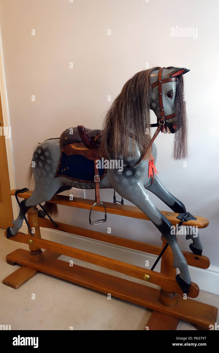 antique childs rocking horse