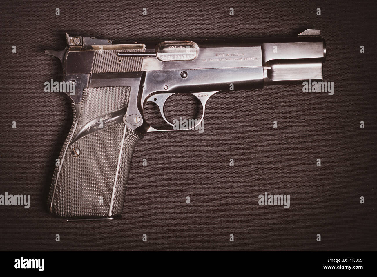 9mm browning hi-res stock photography and images - Alamy