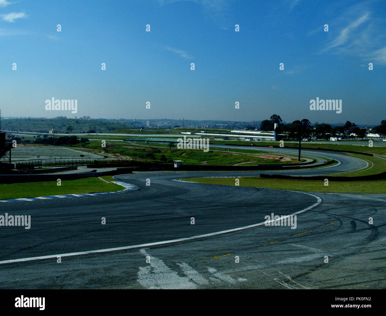 Brazil Racing Track Formula 1 track tire marks hi-res stock photography and images - Alamy