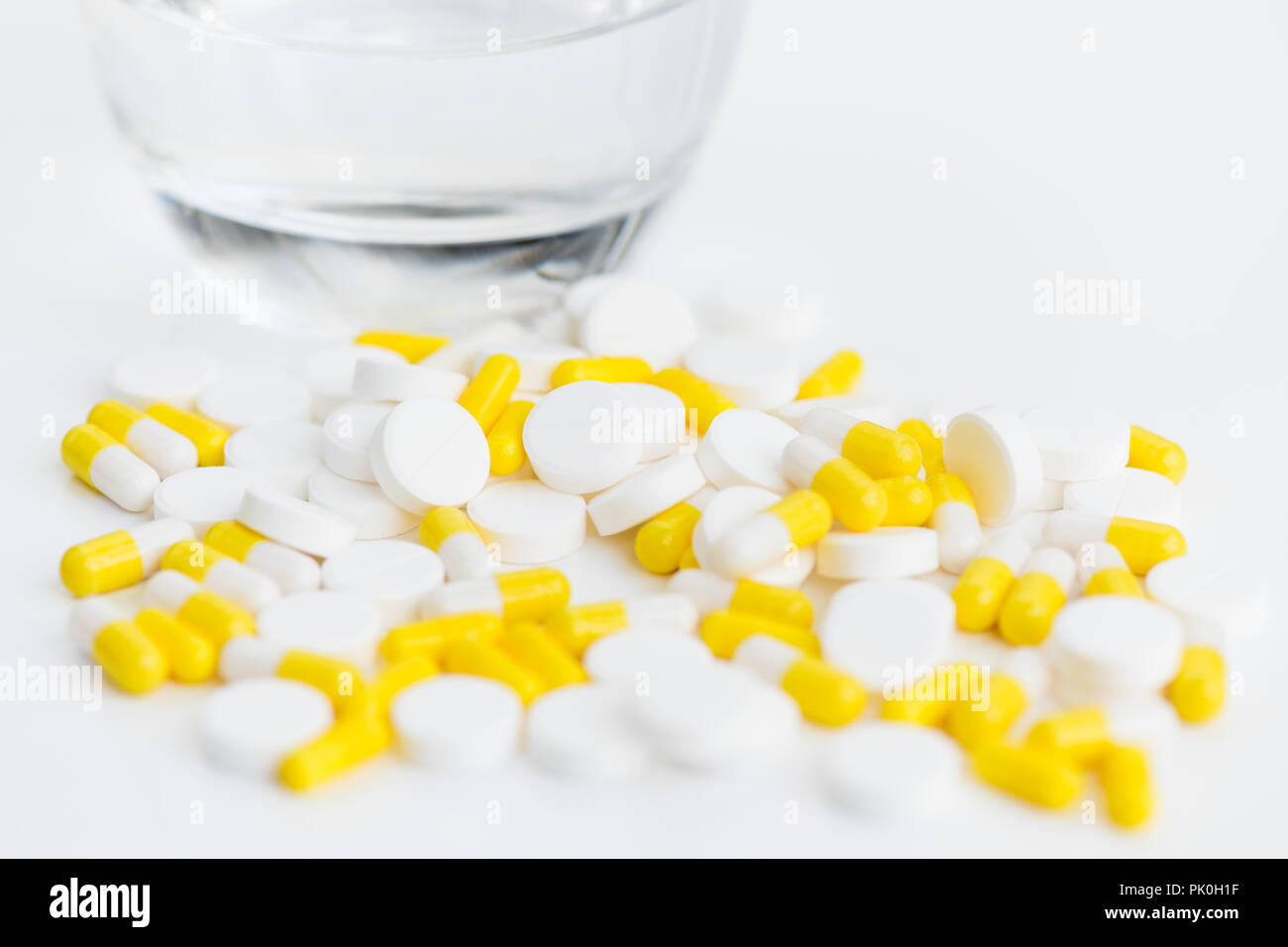 Diet Pills Overuse Stock Photo