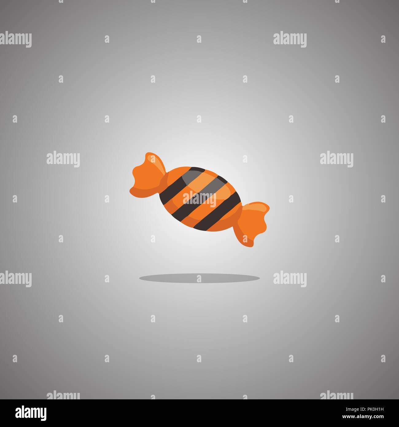 Sweet for Halloween. Vector illustration. Isolated white background. Stock Vector