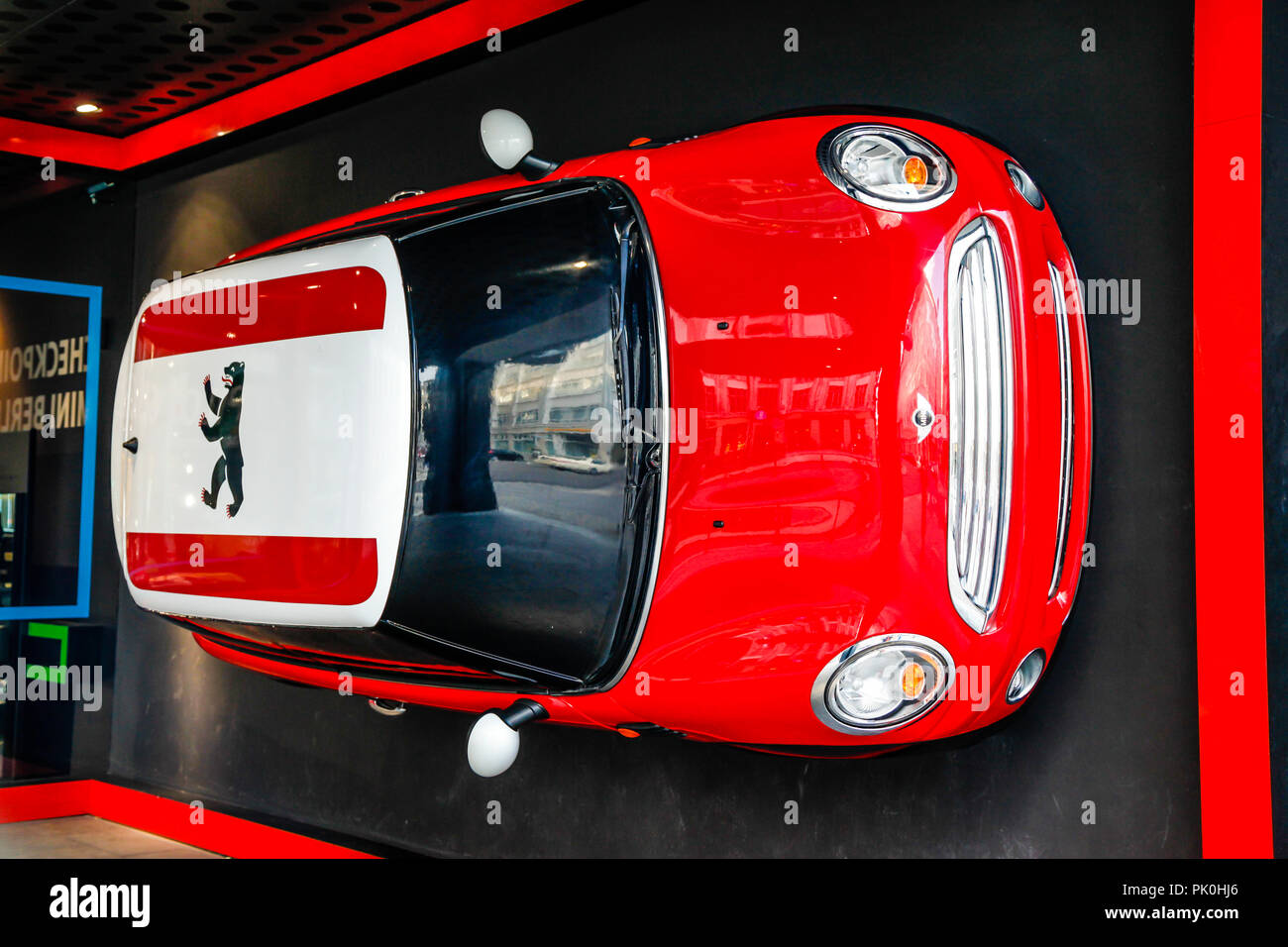 Checkpoint Mini Berlin car showroom in Berlin, Germany Stock Photo Alamy