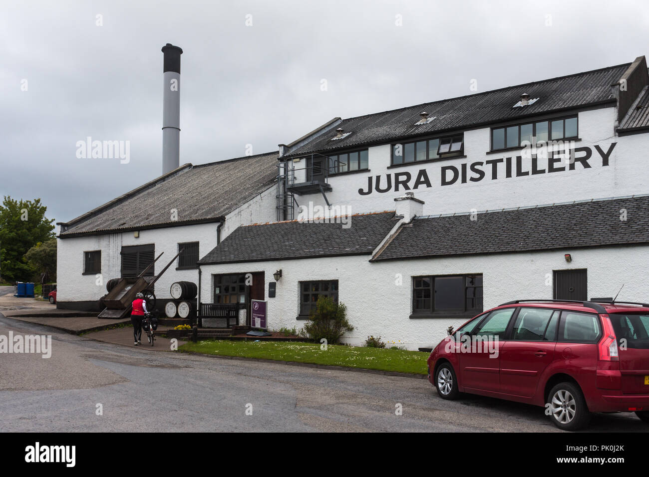 Jura Distillery, Craighouse, Jura, Scotland. Stock Photo