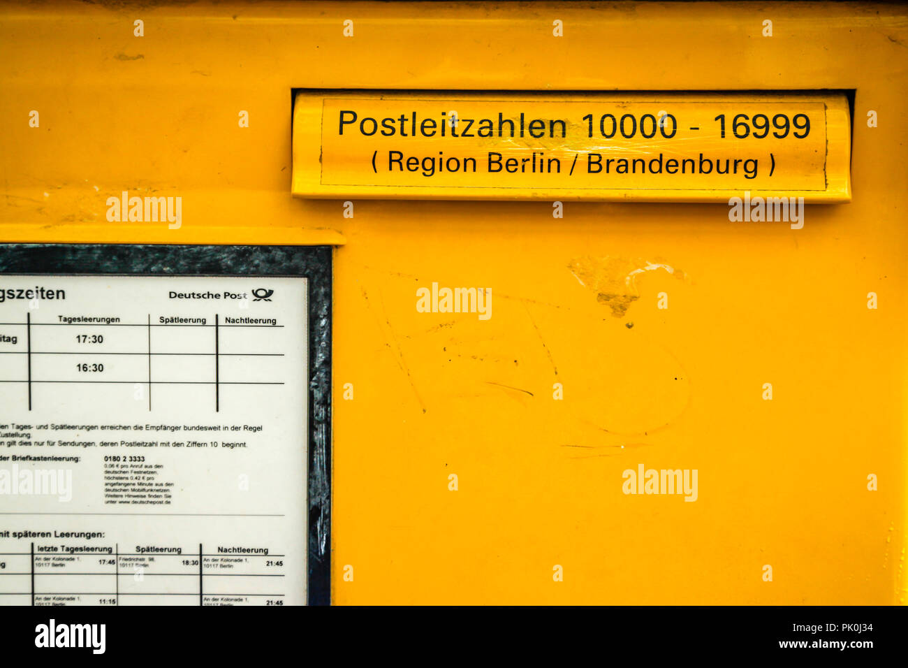 Yellow Post Box Of The German Post High Resolution Stock Photography and  Images - Alamy