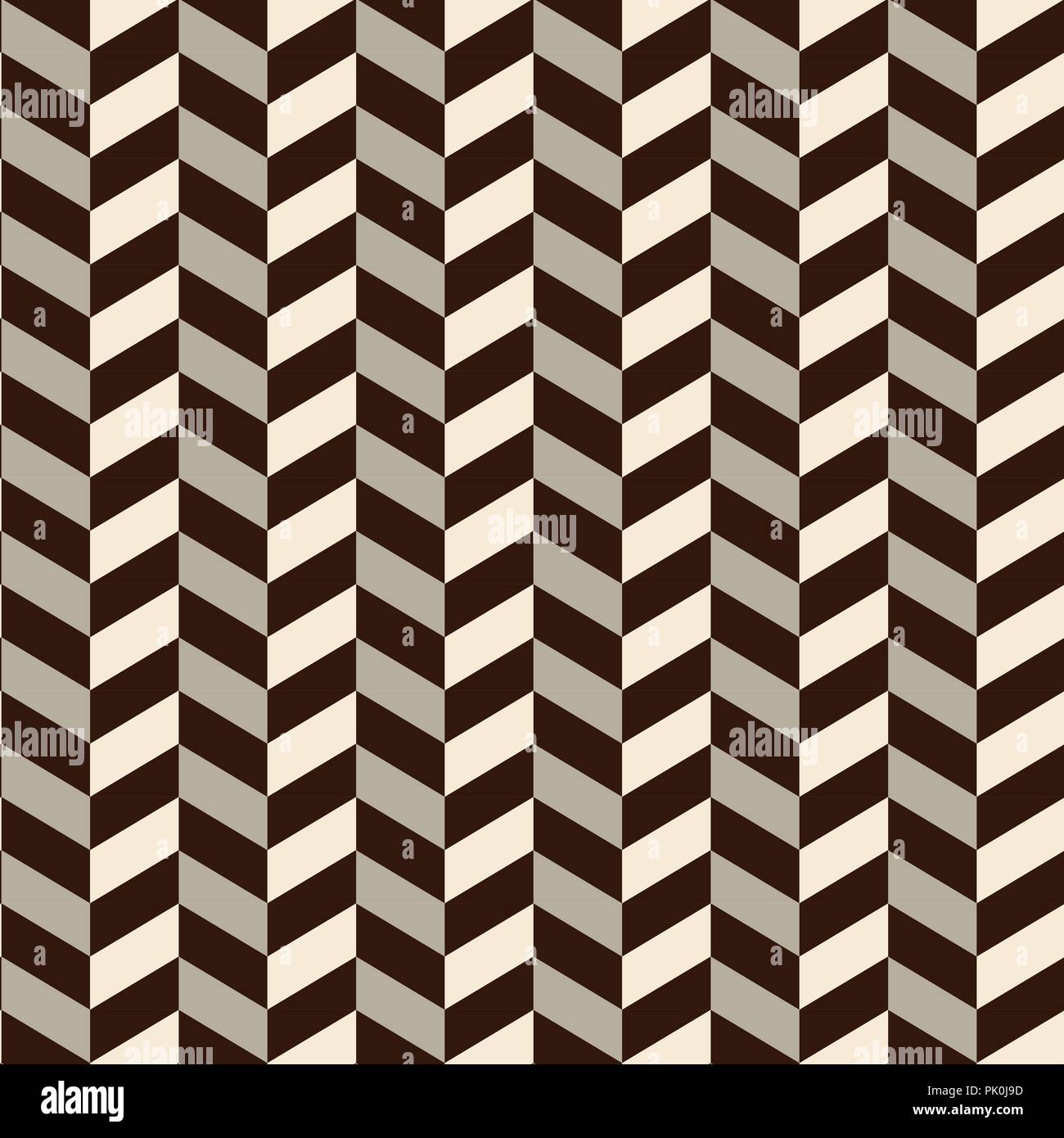 Seamless colorful zigzag chevron / herringbone pattern background. Stock Vector