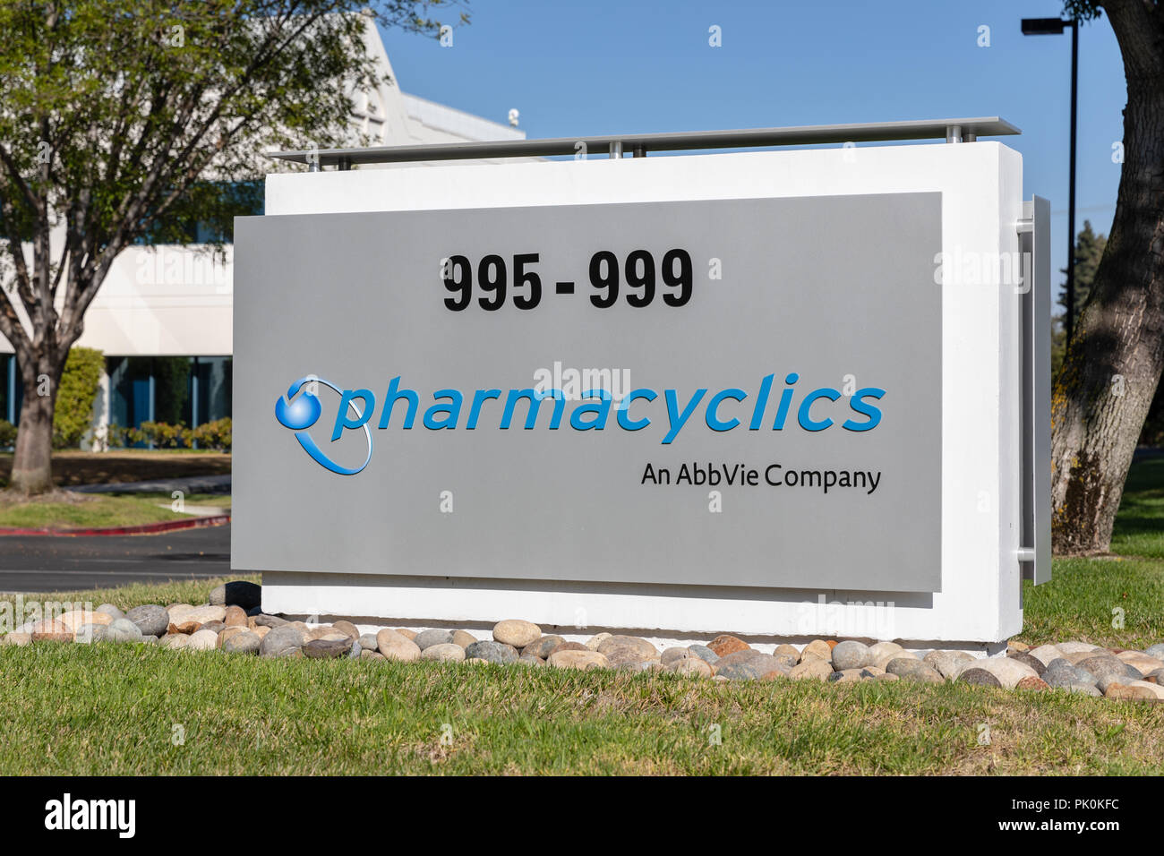 Pharmacyclics – An AbbVie Company; Sunnyvale, California Stock Photo