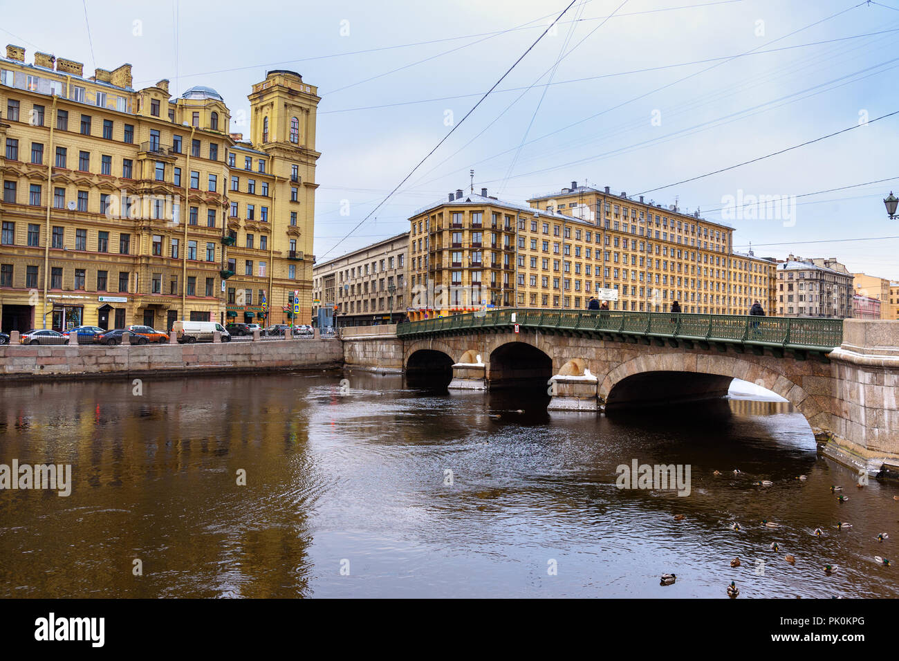 Fontanka river bridge hi-res stock photography and images - Alamy