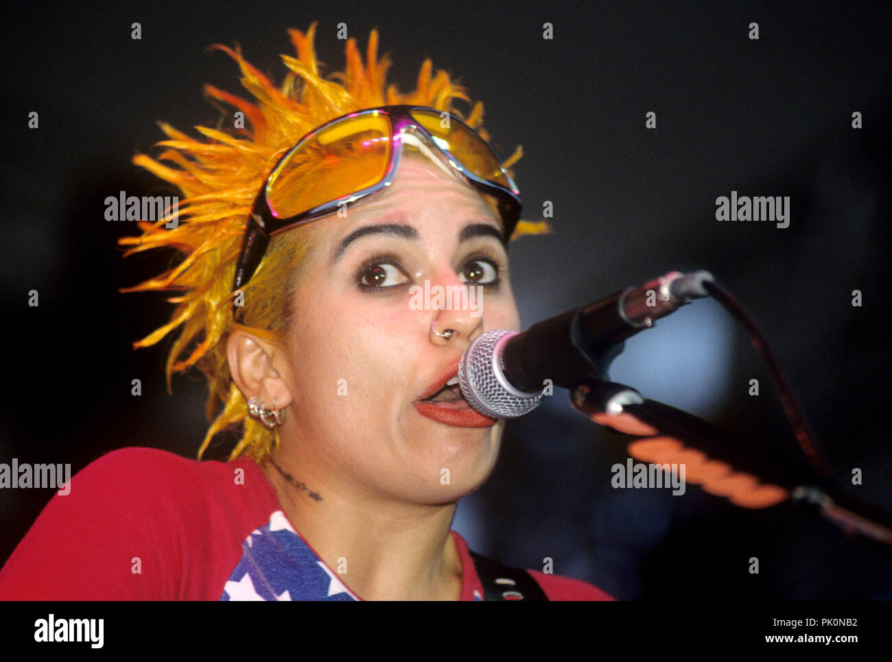 Linda Perry (4 Non Blondes) on 01.07.1994 in Memmingen. | usage