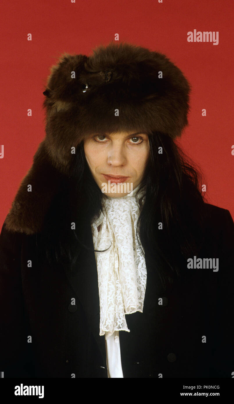 Ian Astbury (The Cult) on 27.02.1986 in München/Munich. | usage worldwide Stock Photo