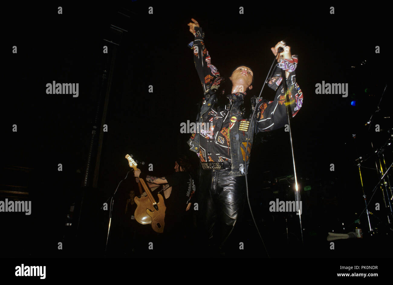 Ian Astbury (The Cult) on 07.07.1987 in München/Munich. | usage worldwide Stock Photo