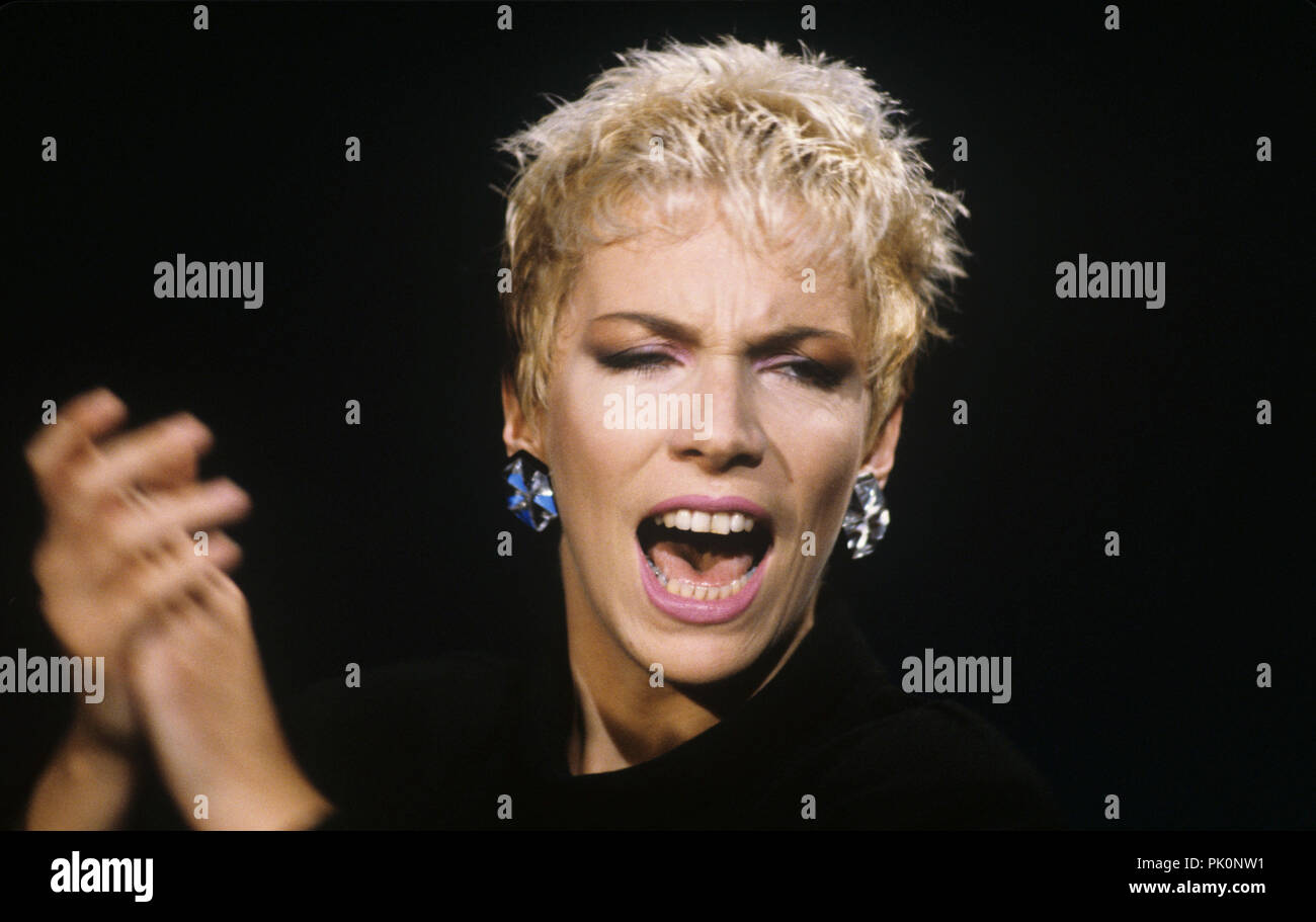 Annie Lennox (Eurythmics) on 22.05.1985 in Köln, Cologne. usage worldwide Stock Photo Alamy
