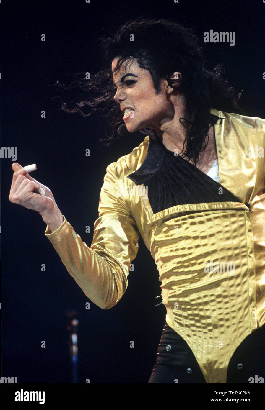Michael Jackson on 23.09.1993 in Istanbul. | usage worldwide Stock
