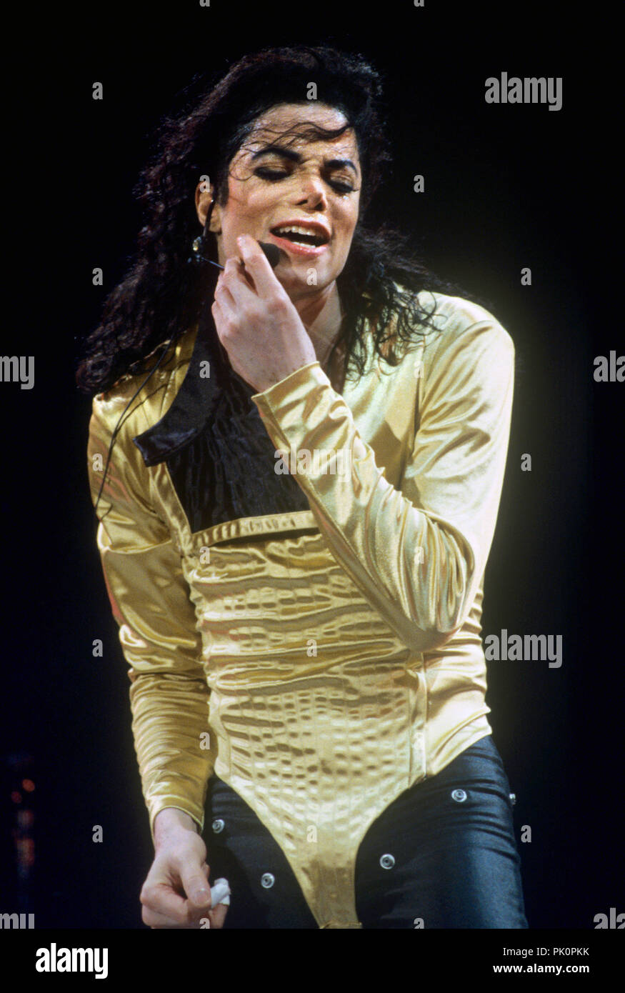 Michael Jackson on 23.09.1993 in Istanbul. | usage worldwide Stock Photo