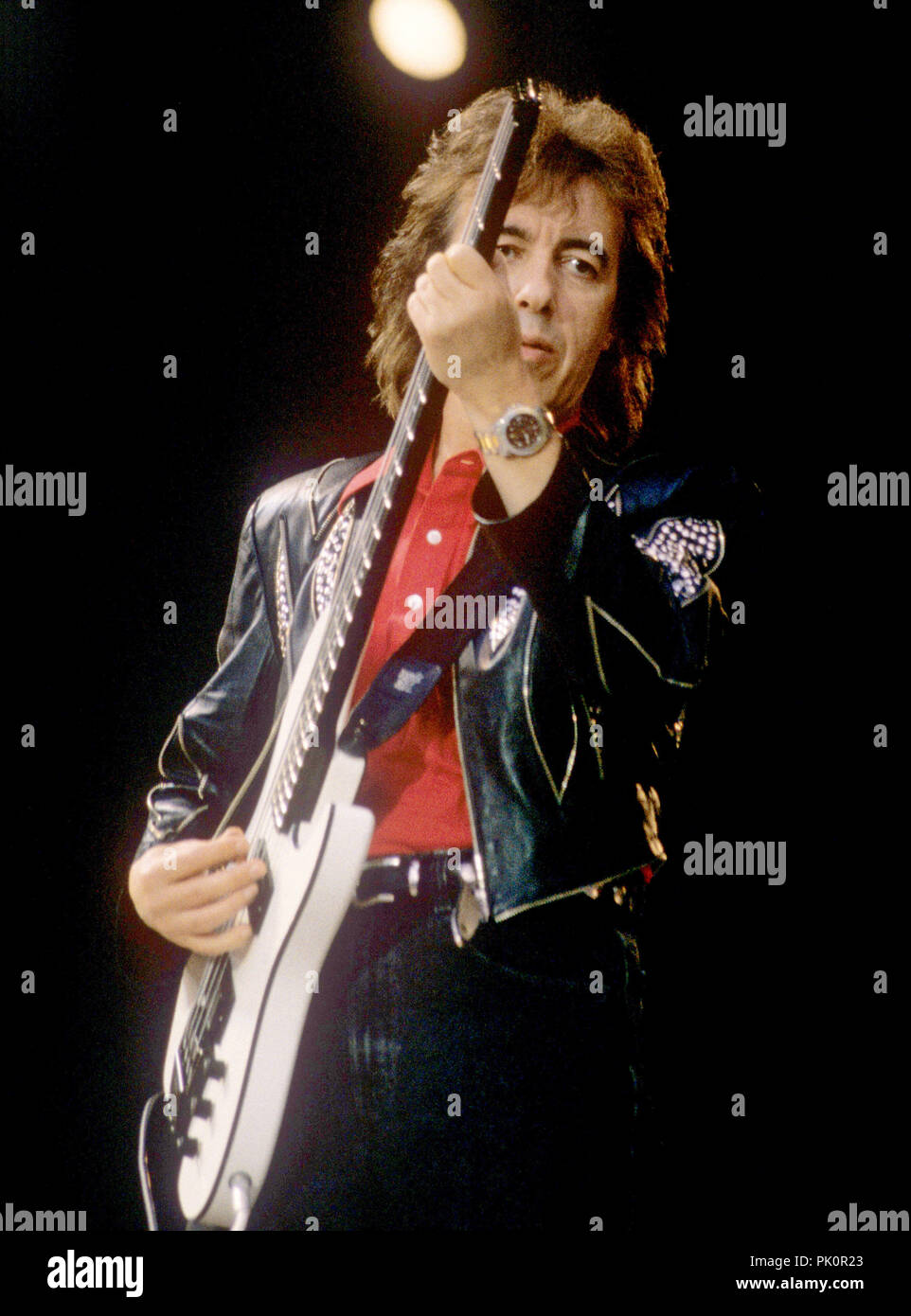 The Rolling Stones (Bill Wyman) on 18.05.1990 in Rotterdam. | usage worldwide Stock Photo