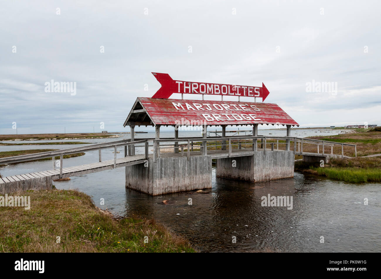 Marjories Bridge at Flowers Cove on the Newfoundland Northern Peninsula. On route to the