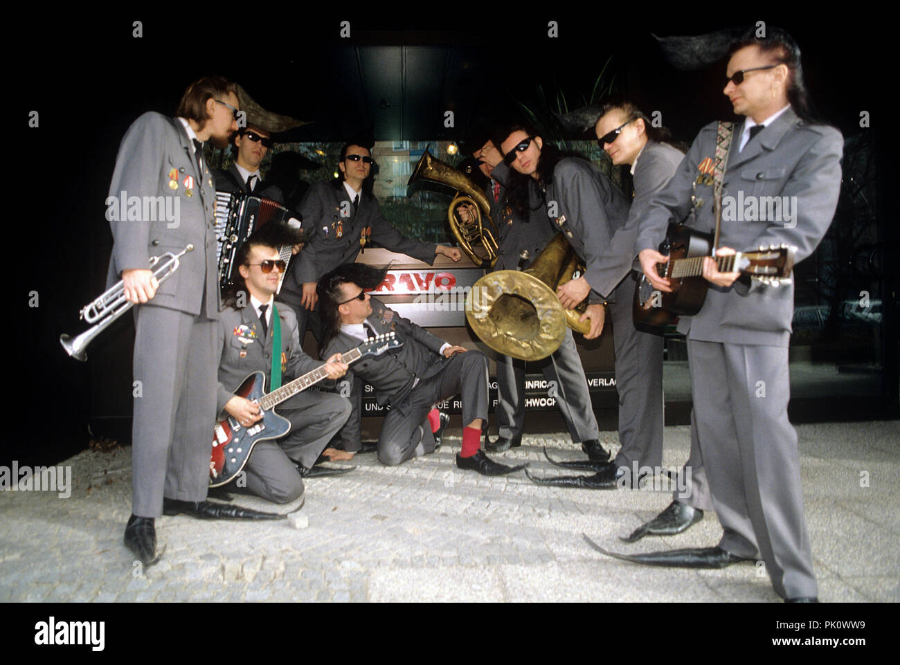 Leningrad Cowboys on 21.01.1993 in München / Munich. | usage worldwide ...