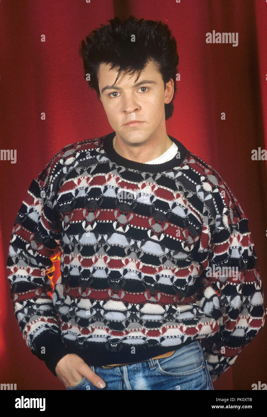 Paul Young in December 1983. usage worldwide Stock Photo Alamy