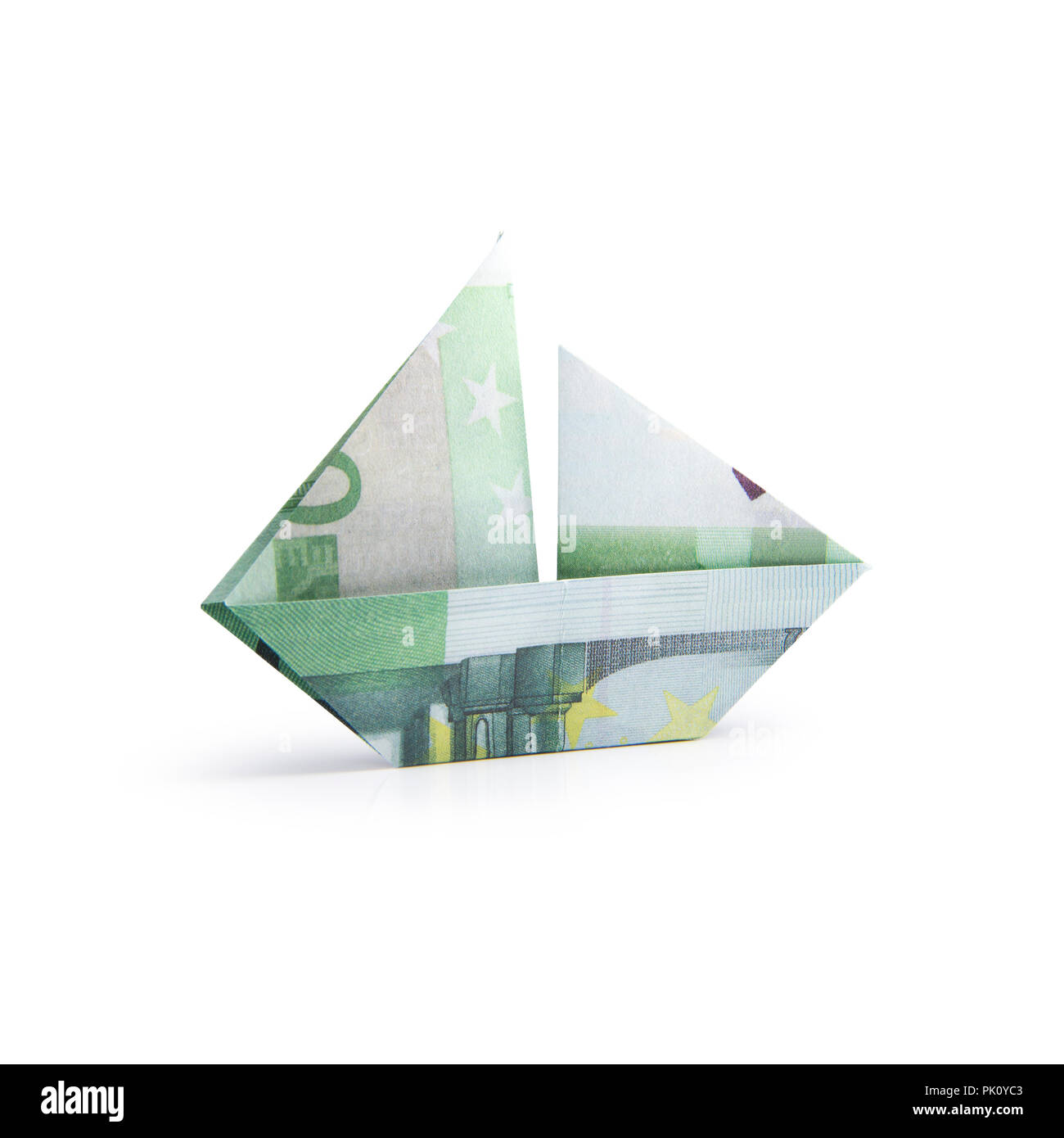ship from banknotes Stock Photo - Alamy