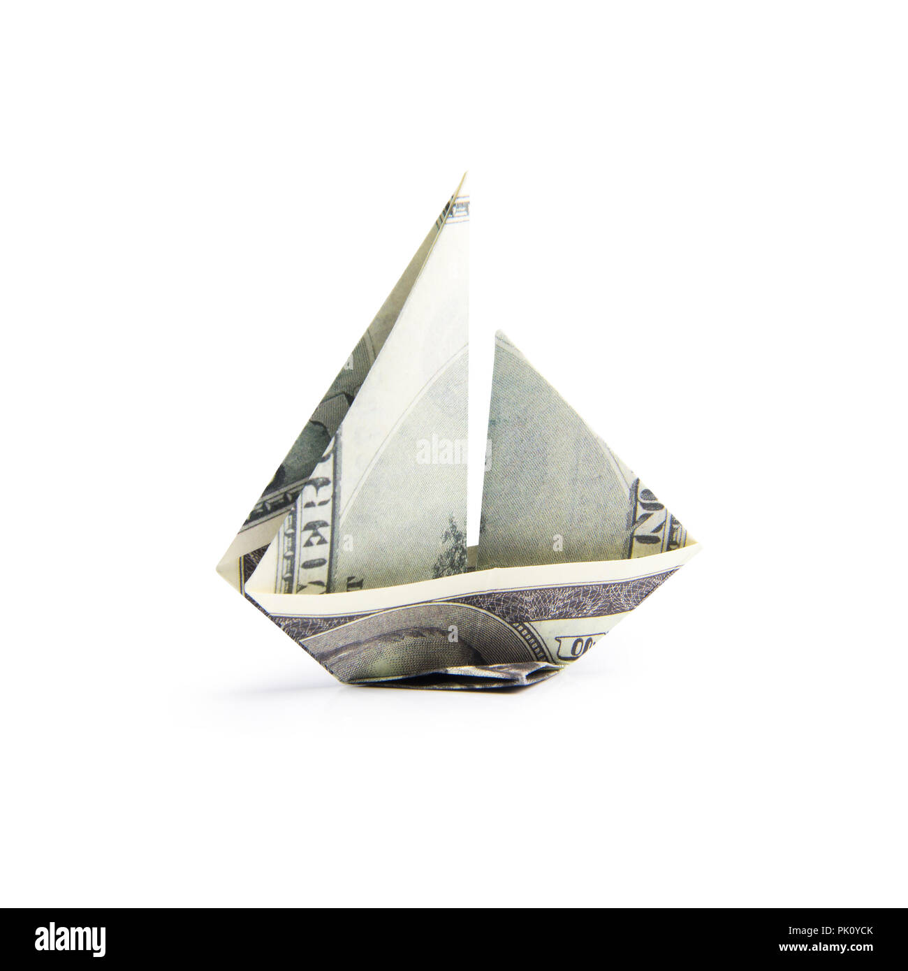 ship from banknotes Stock Photo - Alamy