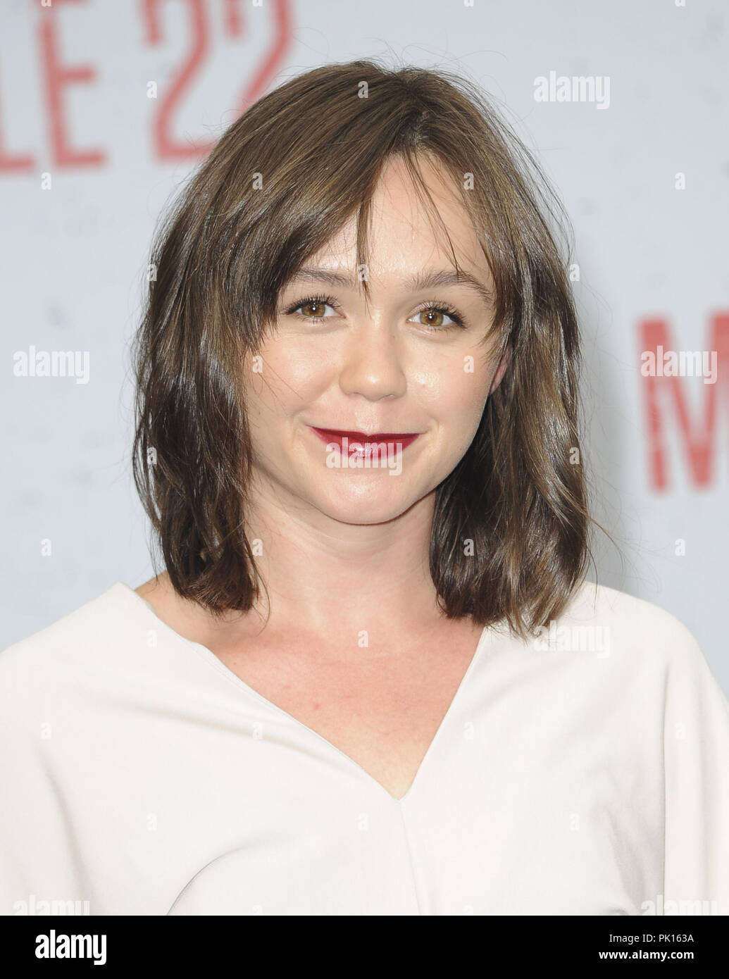 Film Premiere Mile 22 Featuring: Emily Skeggs Where: Los Angeles