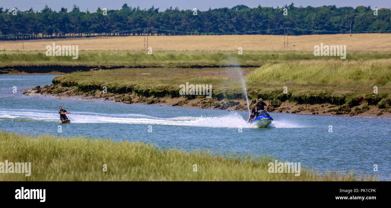 Jet Ski On The River Stock Photo Alamy