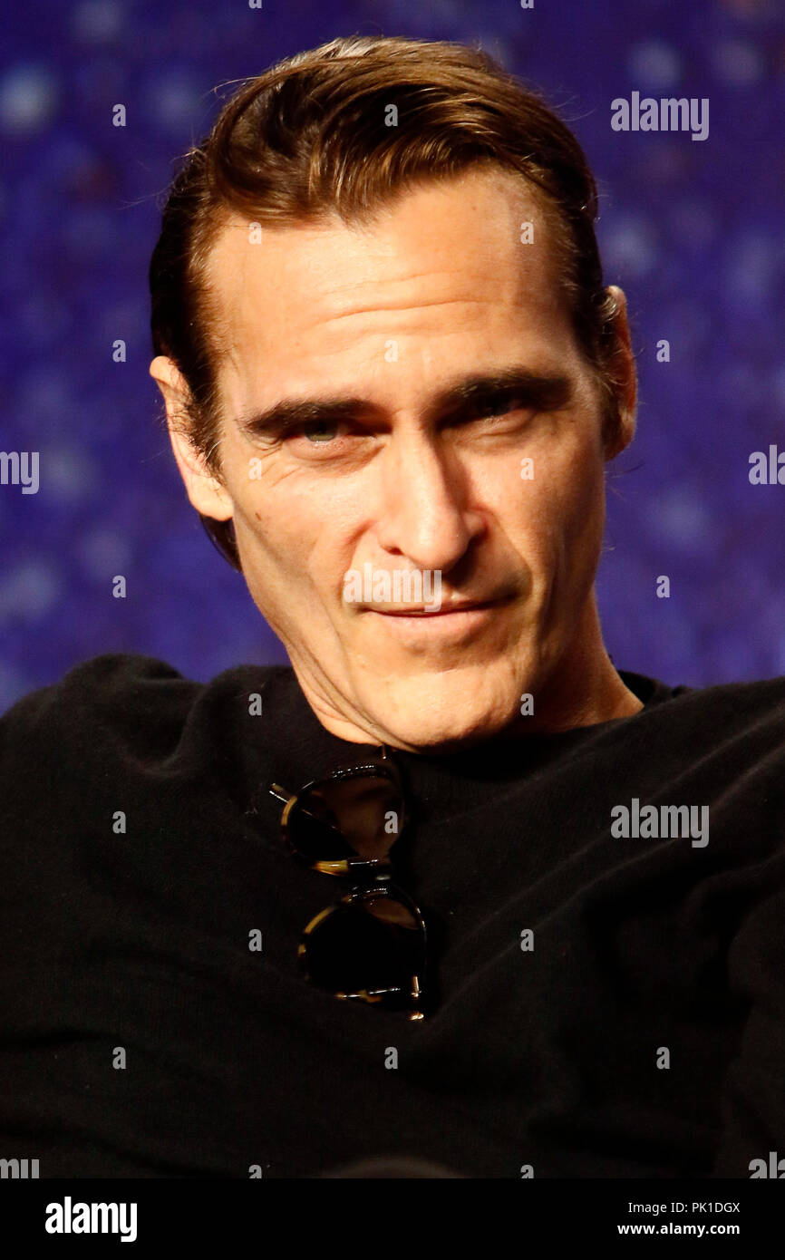 Joaquin Phoenix At The Sisters Brothers Press Conference During