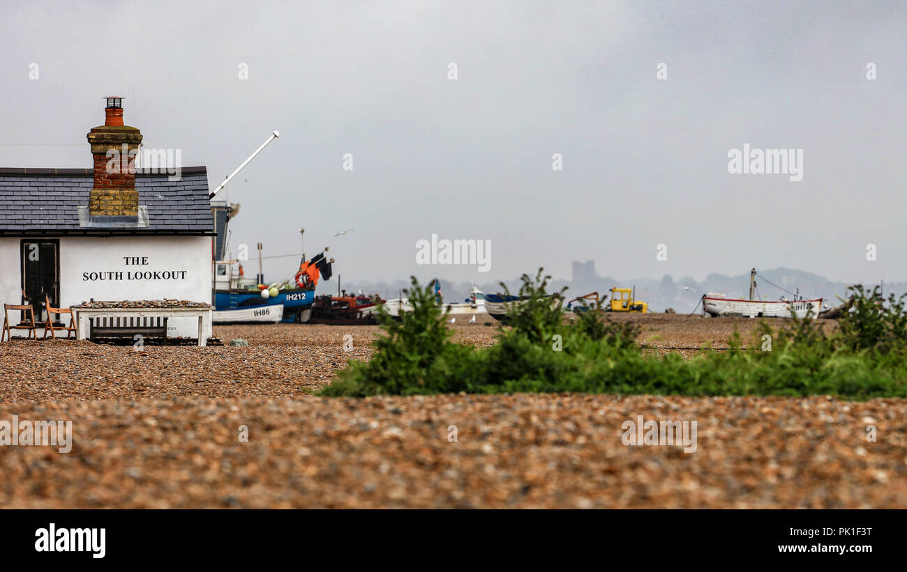 The South Lookout Aldeburgh Stock Photo