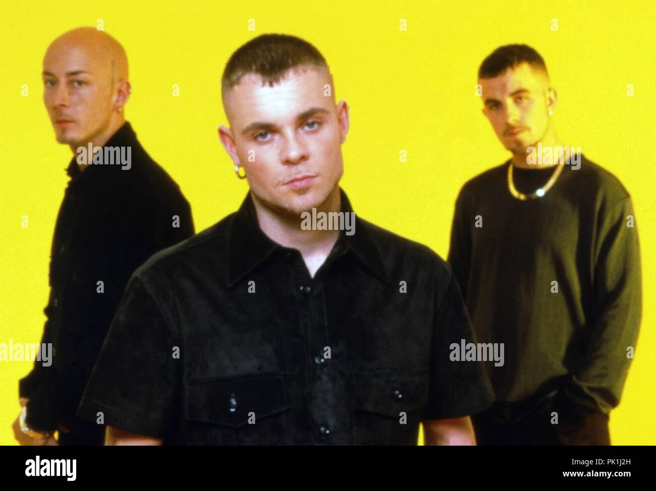 "East 17", britische Boyband, Deutschland 1995. British boy band "East