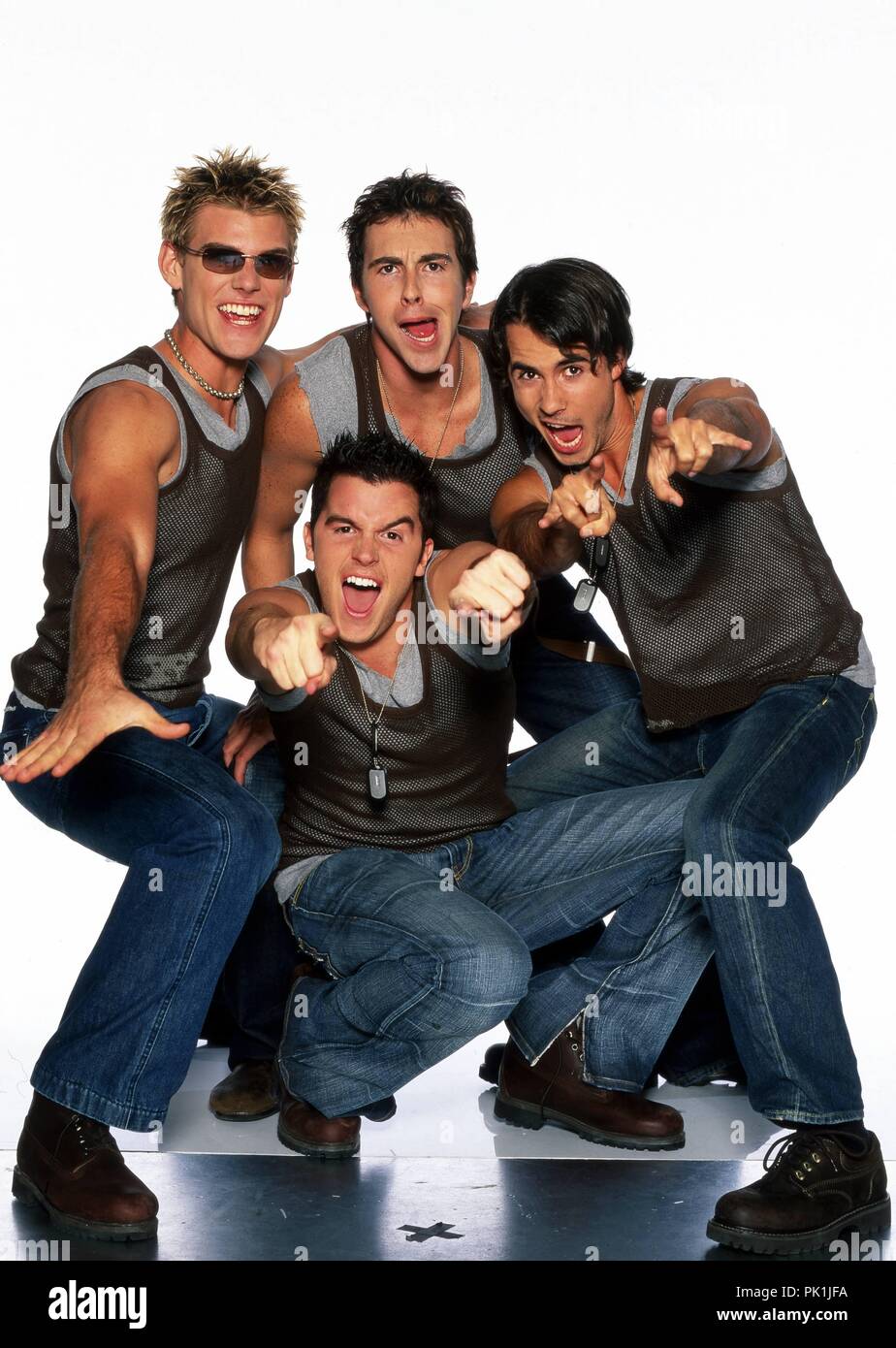 &amp;quot;Together&amp;quot;, amerikanisch-kanadische Persiflage-Boyband, beim ...