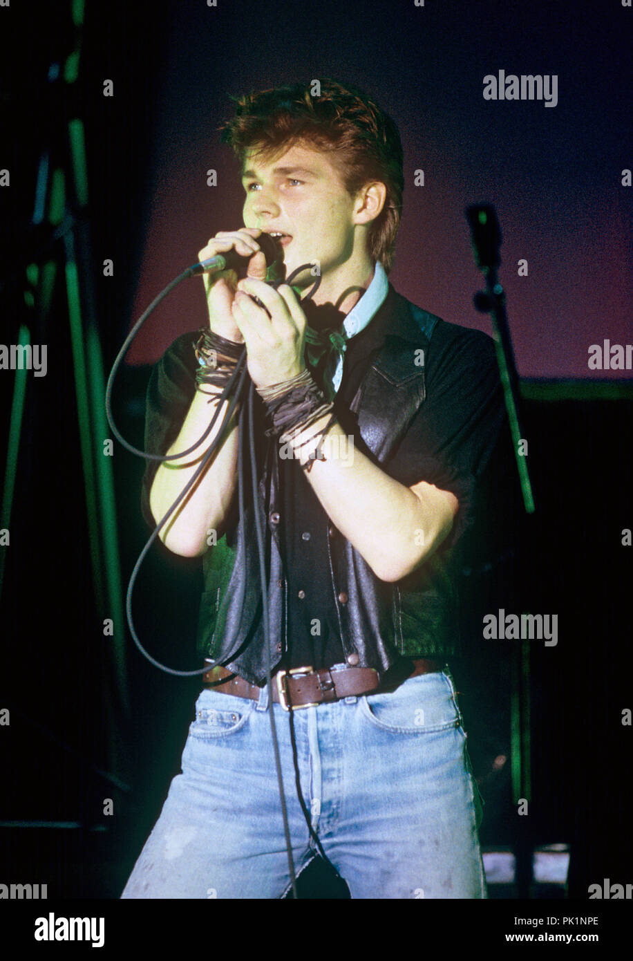 a-ha (Morten Harket) on 28.11.1985 in München / Munich. | usage ...