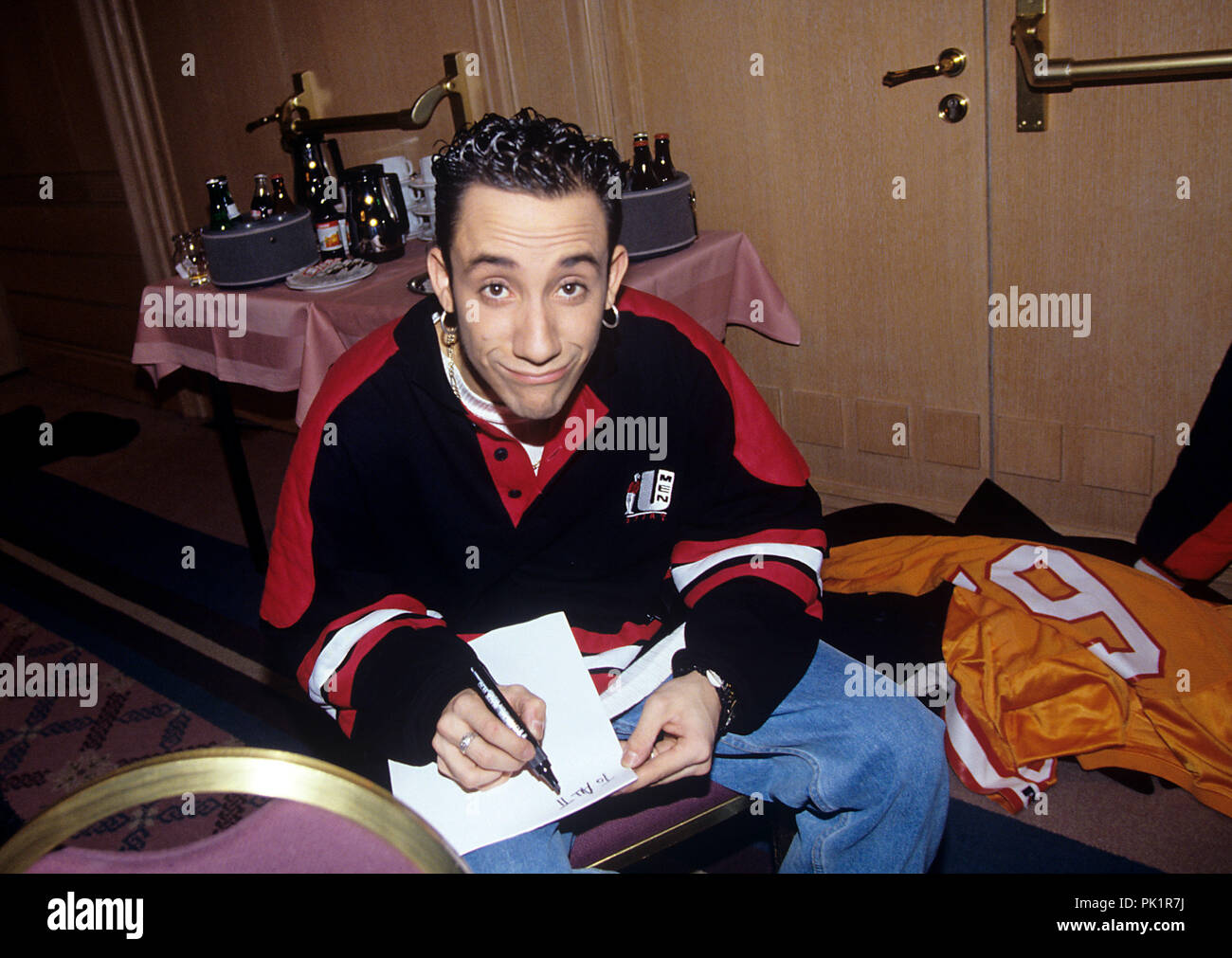 Backstreet Boys (Alexander James McLean) on 27.12.1995 in Sindelfingen. |  usage worldwide Stock Photo - Alamy
