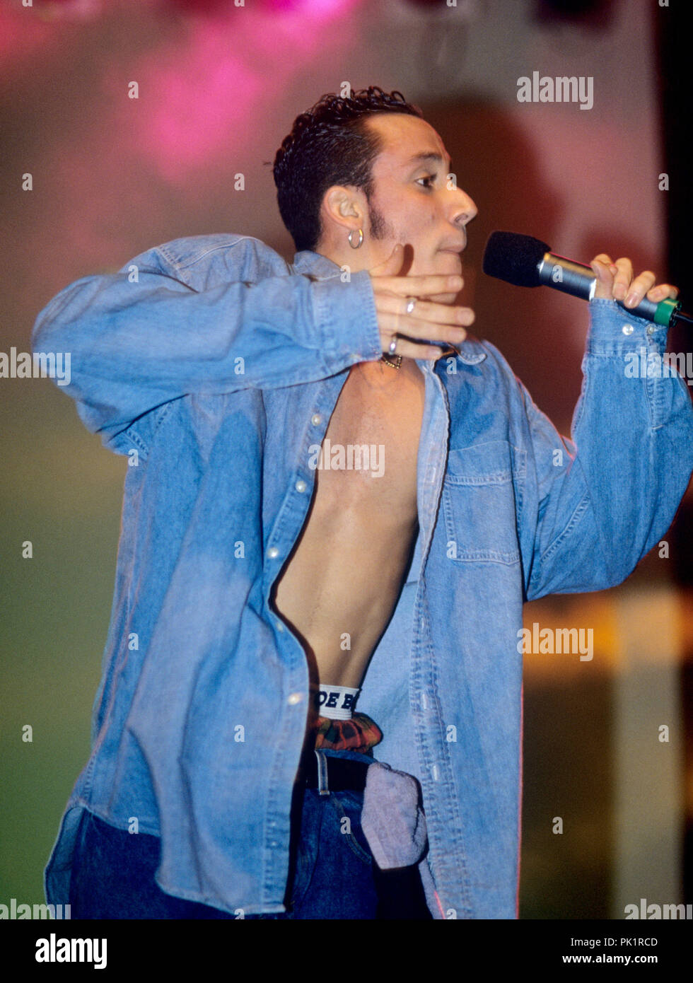 Backstreet Boys (Alexander James McLean) on 27.12.1995 in Sindelfingen. |  usage worldwide Stock Photo - Alamy
