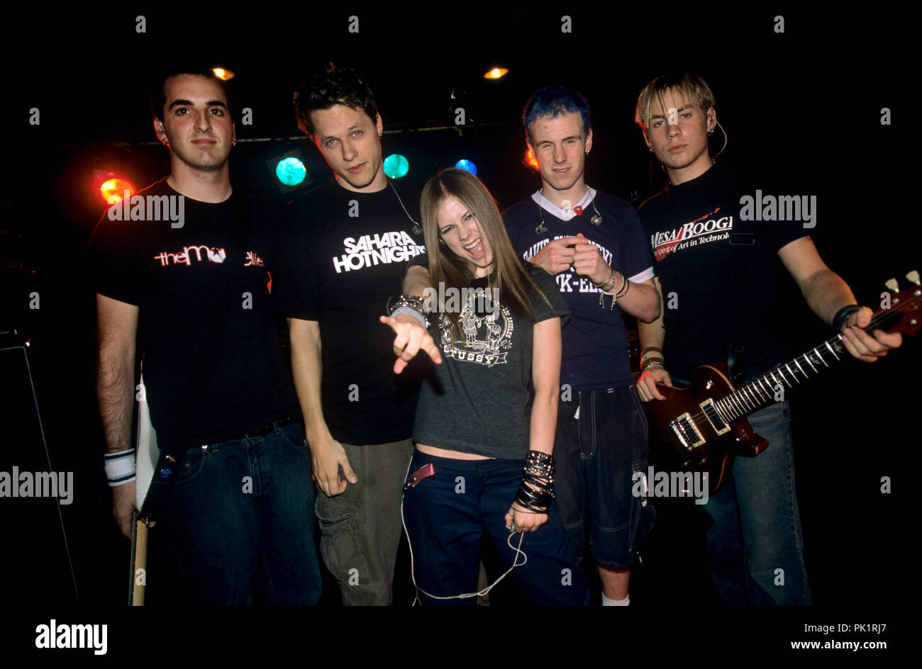 Avril Lavigne And Band High Resolution Stock Photography And Images Alamy