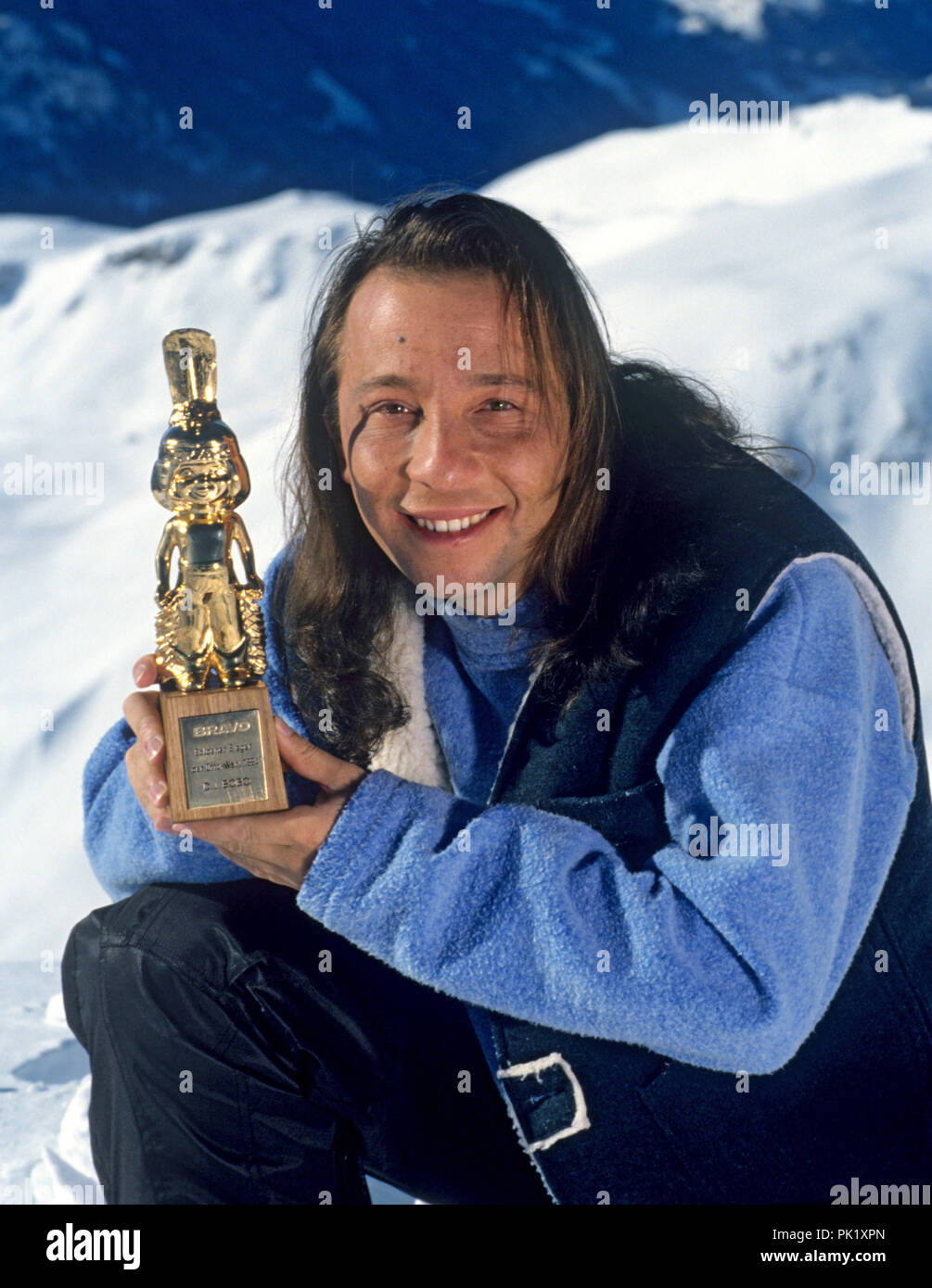 DJ BoBo on 16.01.1995 in Davos. | usage worldwide Stock Photo - Alamy