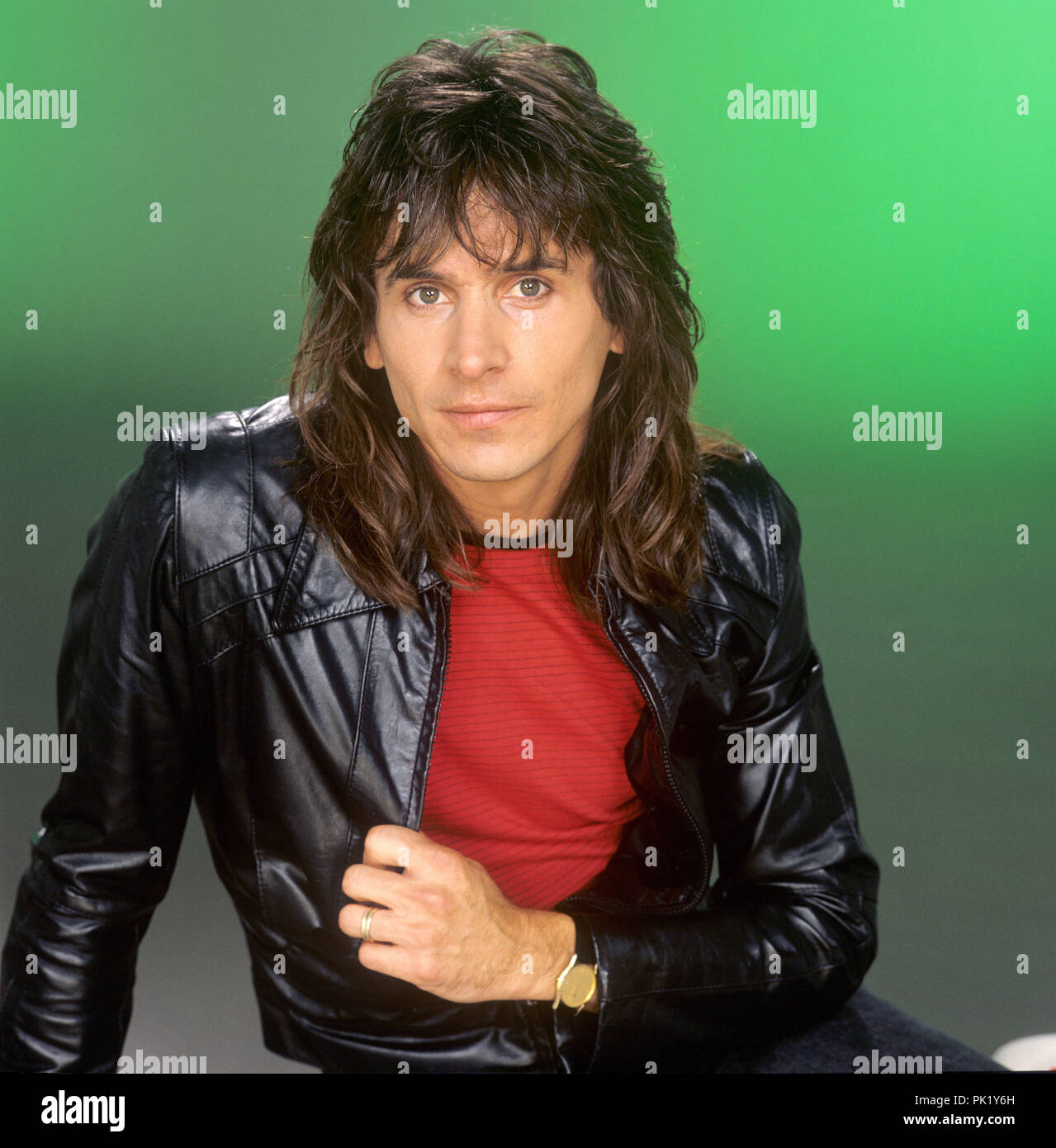 Stan Bush on 14.09.1987 in München / Munich. usage worldwide Stock